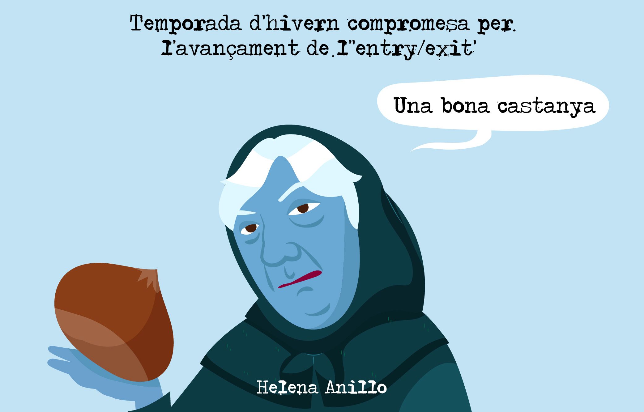 Una castanya d’Espanya. Una castanya d’Espanya.