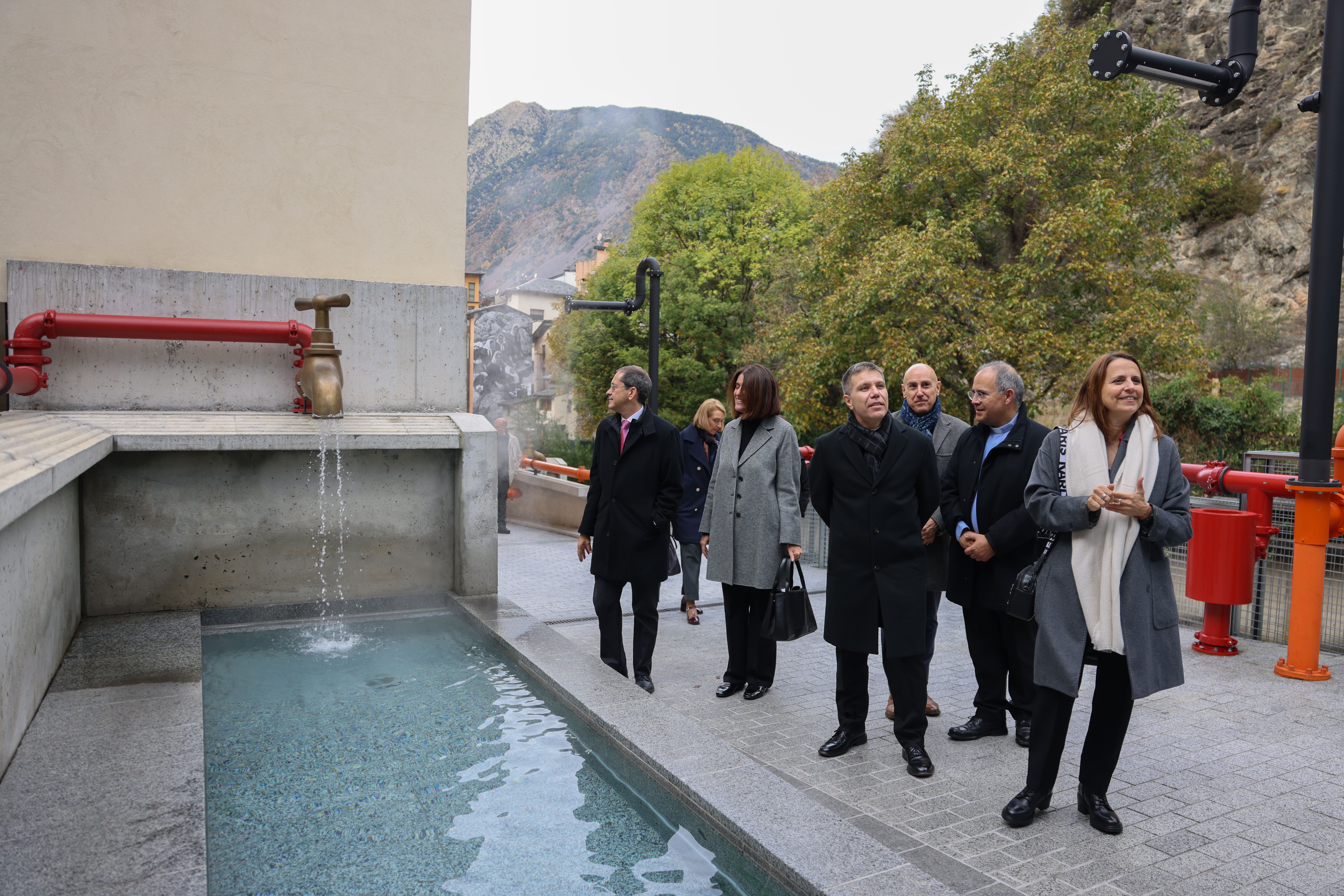 Visita del copríncep a Escaldes.