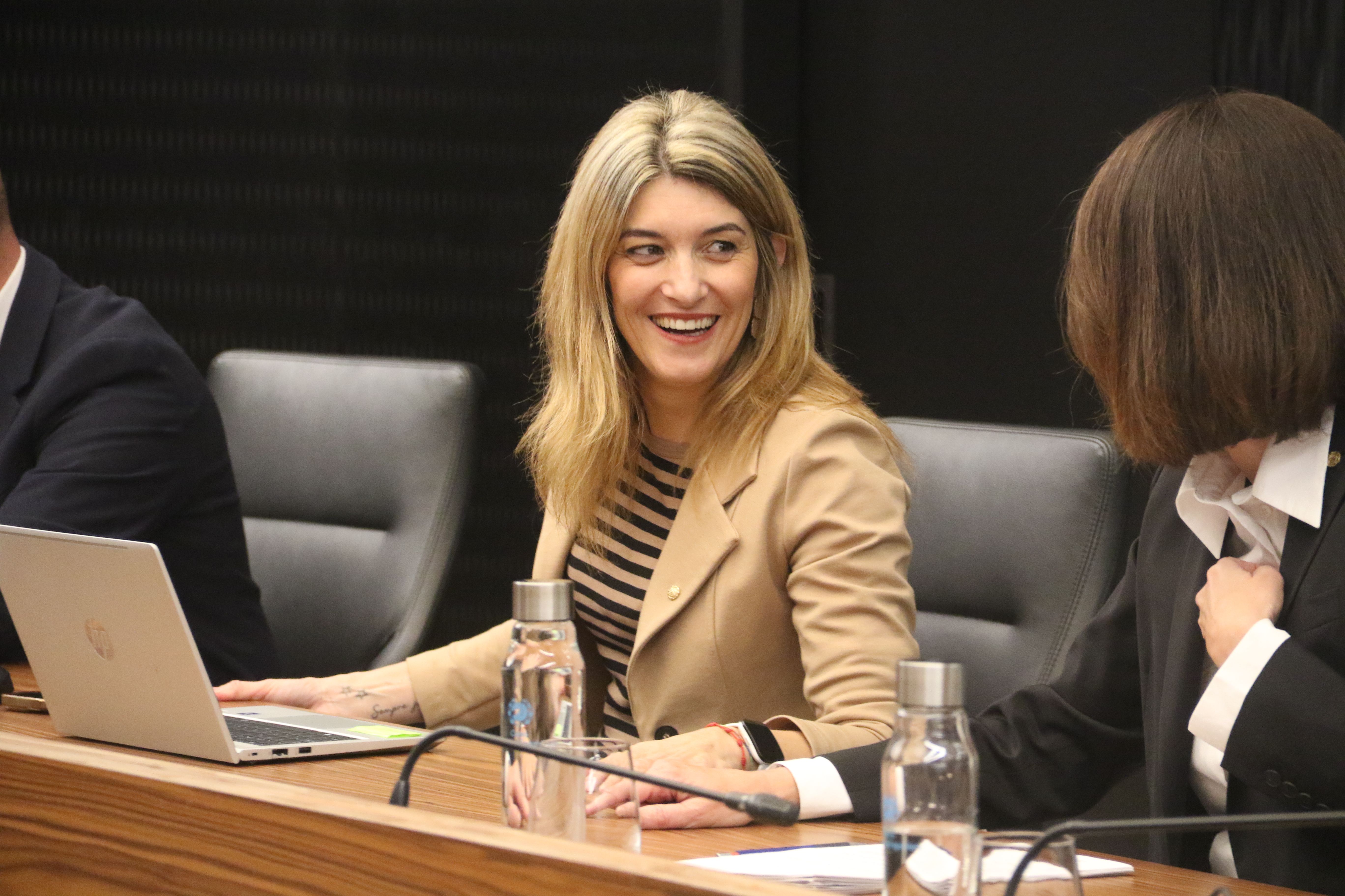 Maria Carriço en la sessió de consell d'aquest dijous.