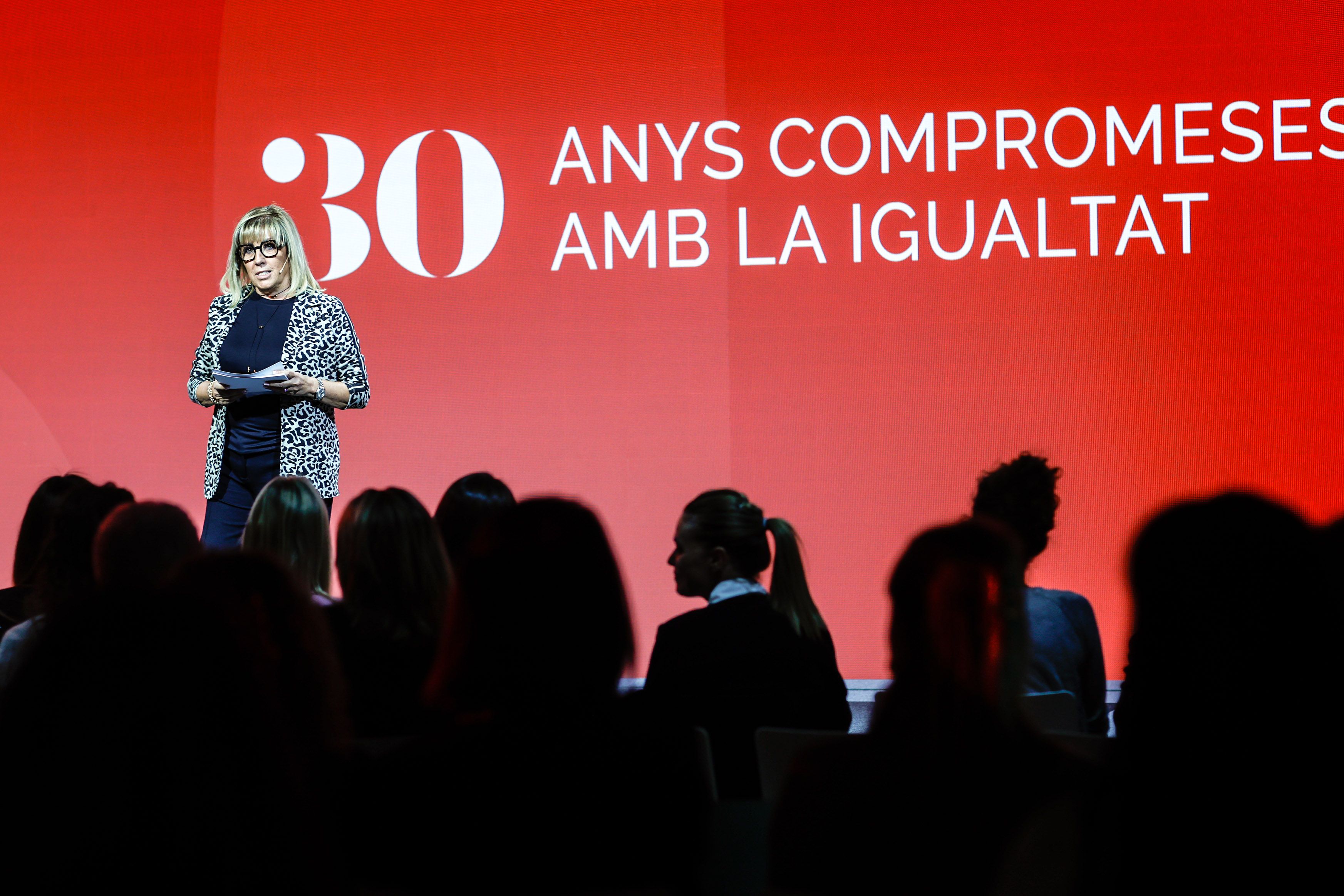 Mònica Codina durant la celebració dels 30 anys de l'ADA.