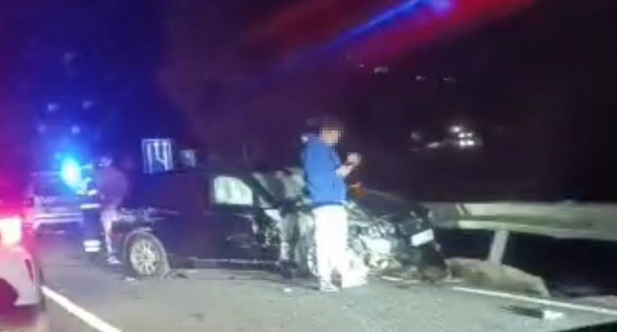 El cotxe en qüestió, a la zona de la Trava. El cotxe en qüestió, a la zona de la Trava.