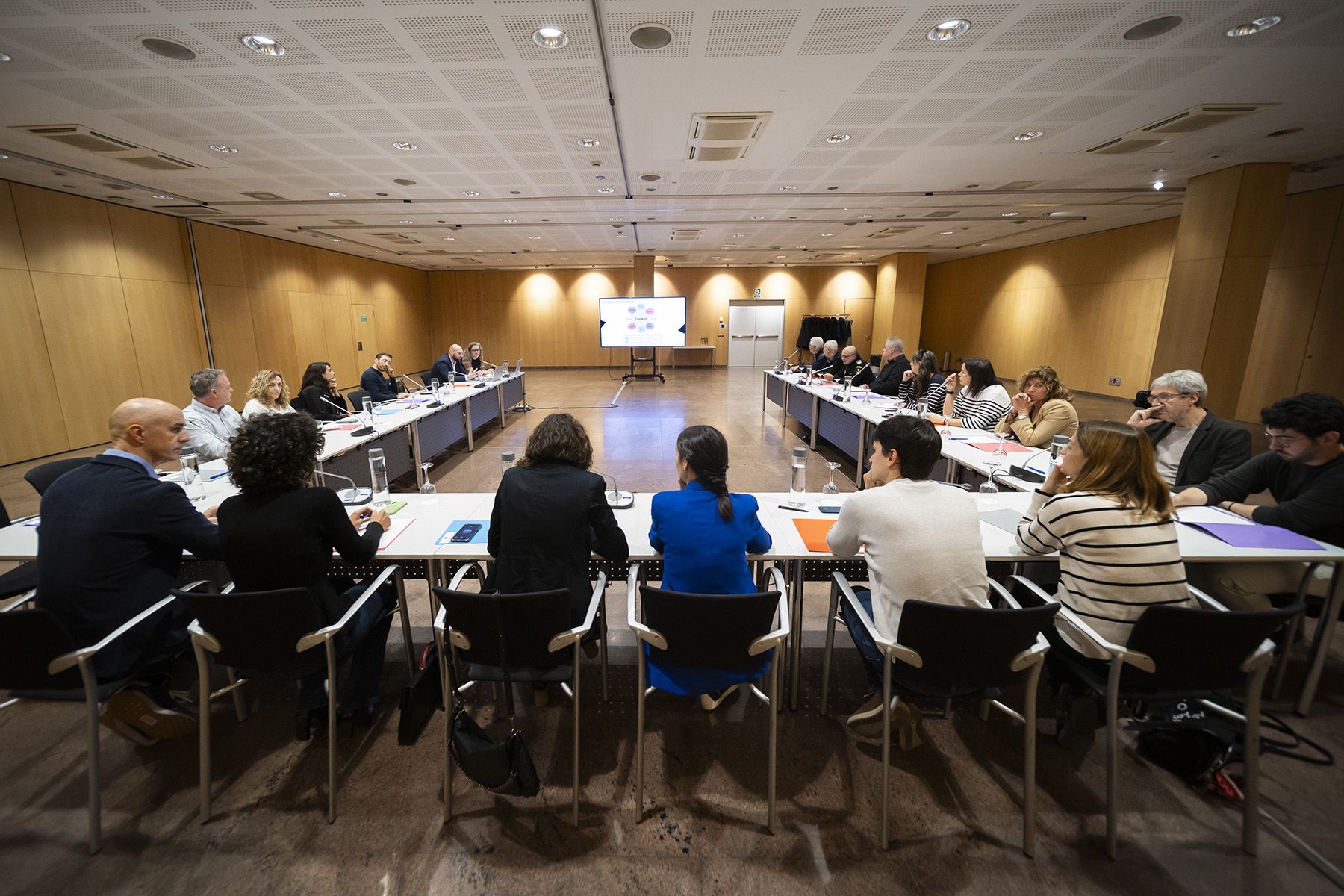 Una imatge de la reunió.