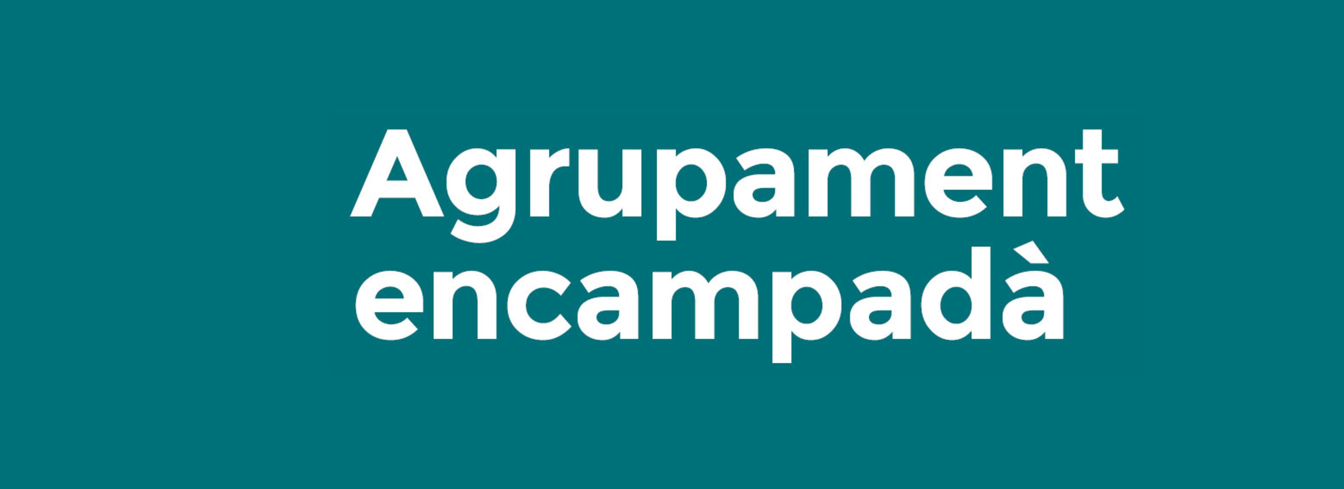 Un dels logos d'Agrupament Encampadà.