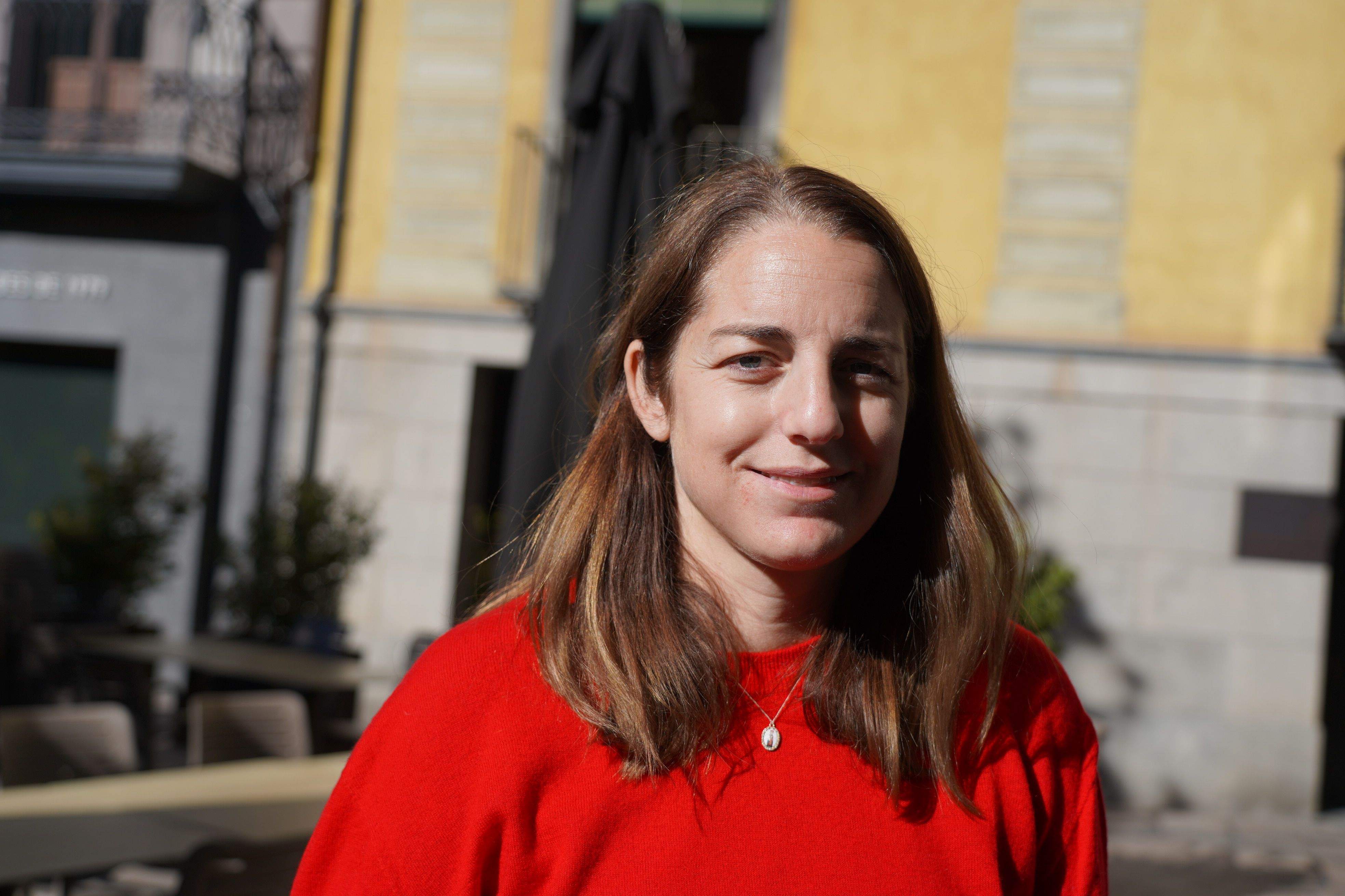 Cristina Cerqueda, presidenta de l’Associació de Comerciants del Centre Històric d’Andorra la Vella. La portaveu del Sindicat, Rebeca Bonache.