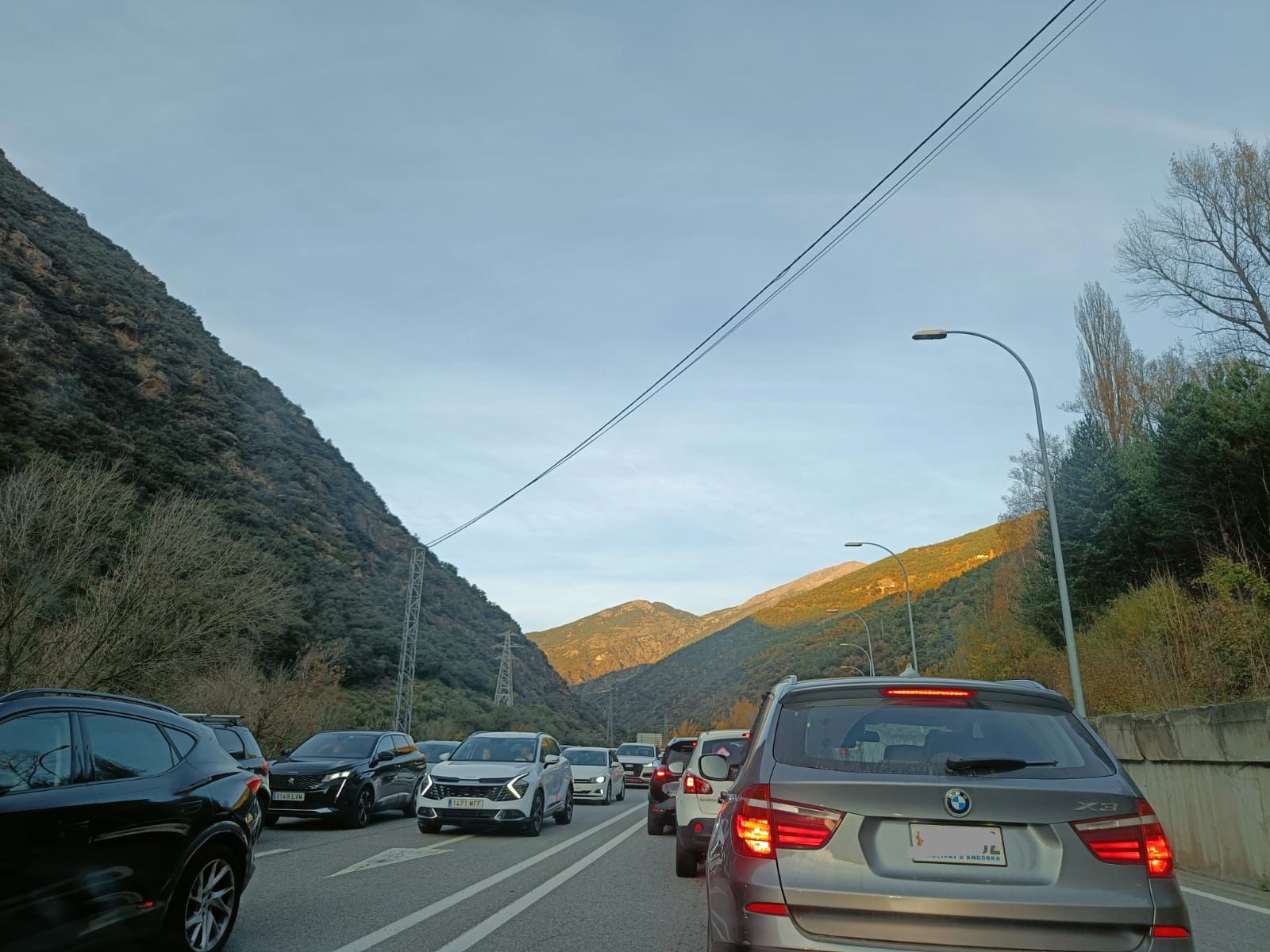 Retencions tant d'entrada com de sortida del Principat per la frontera espanyola.