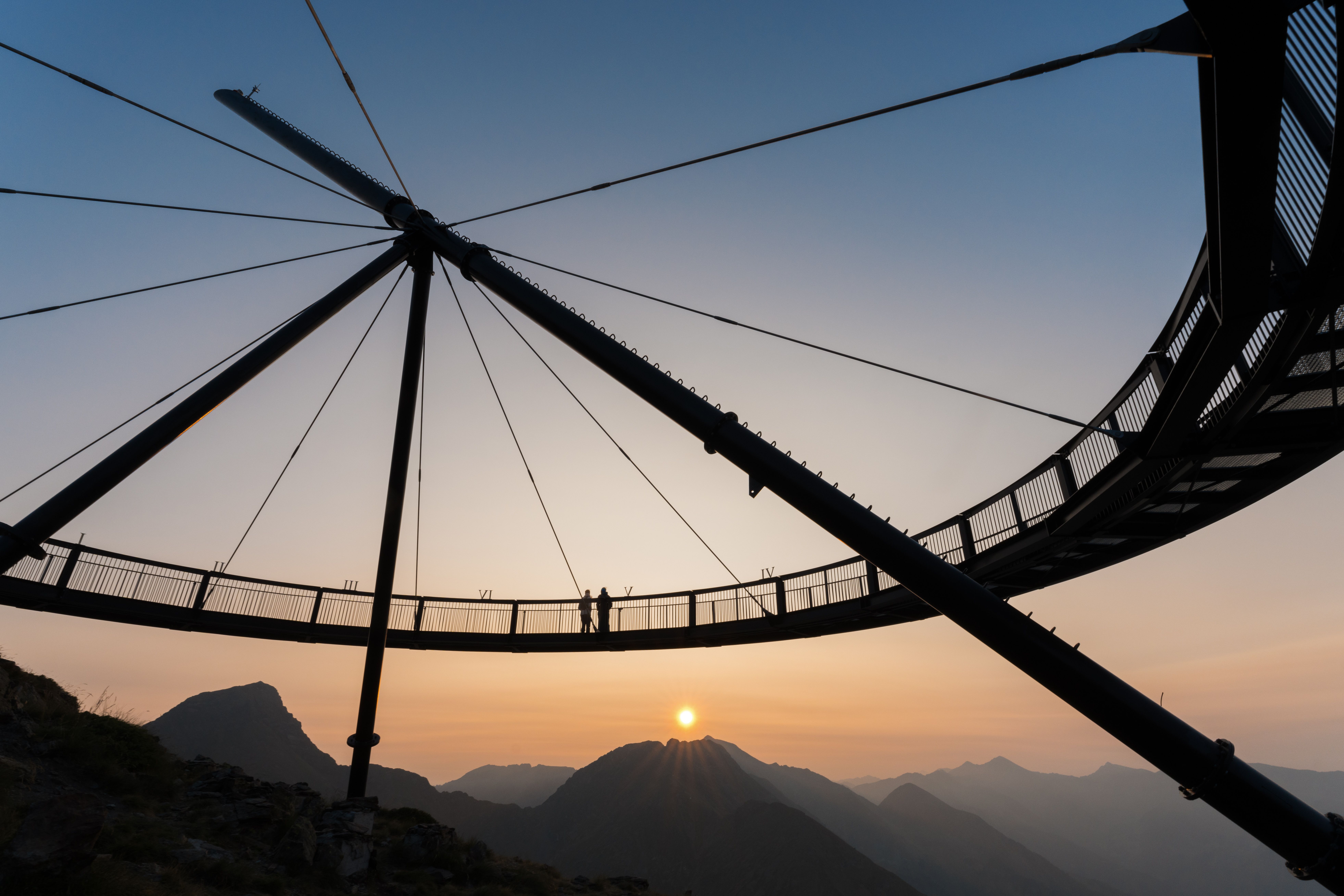 El mirador solar de Tristaina, a l'estació d'Ordino Arcalís.