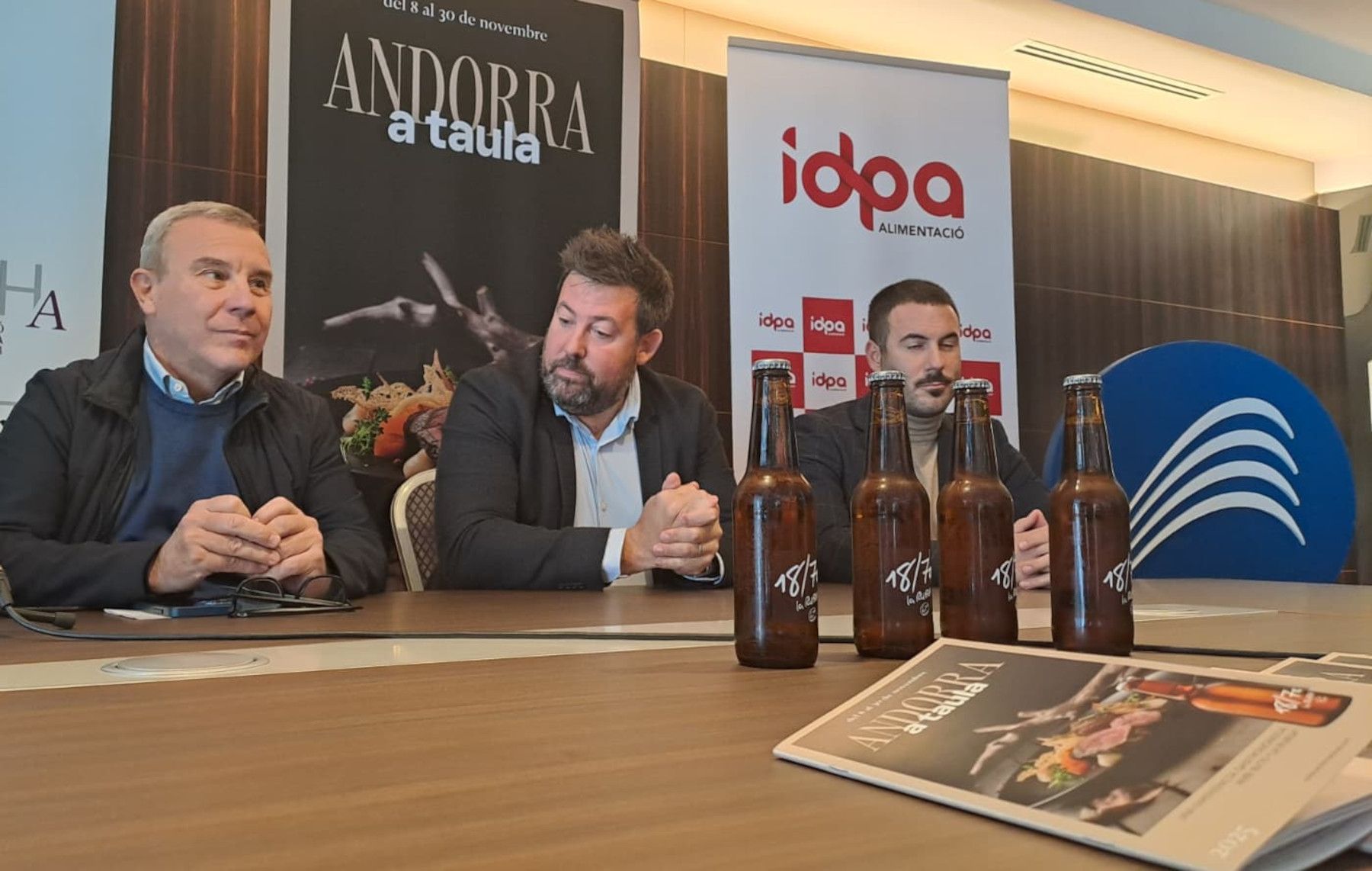 Un instant de la presentació de la dinovena edició de l'Andorra a Taula.