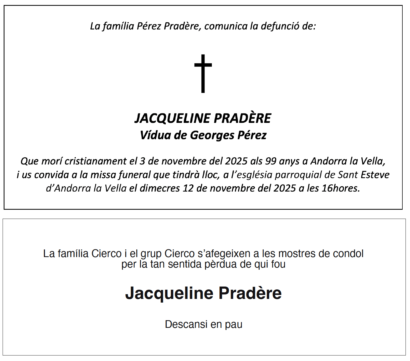 Esqueles Jacqueline Pradère