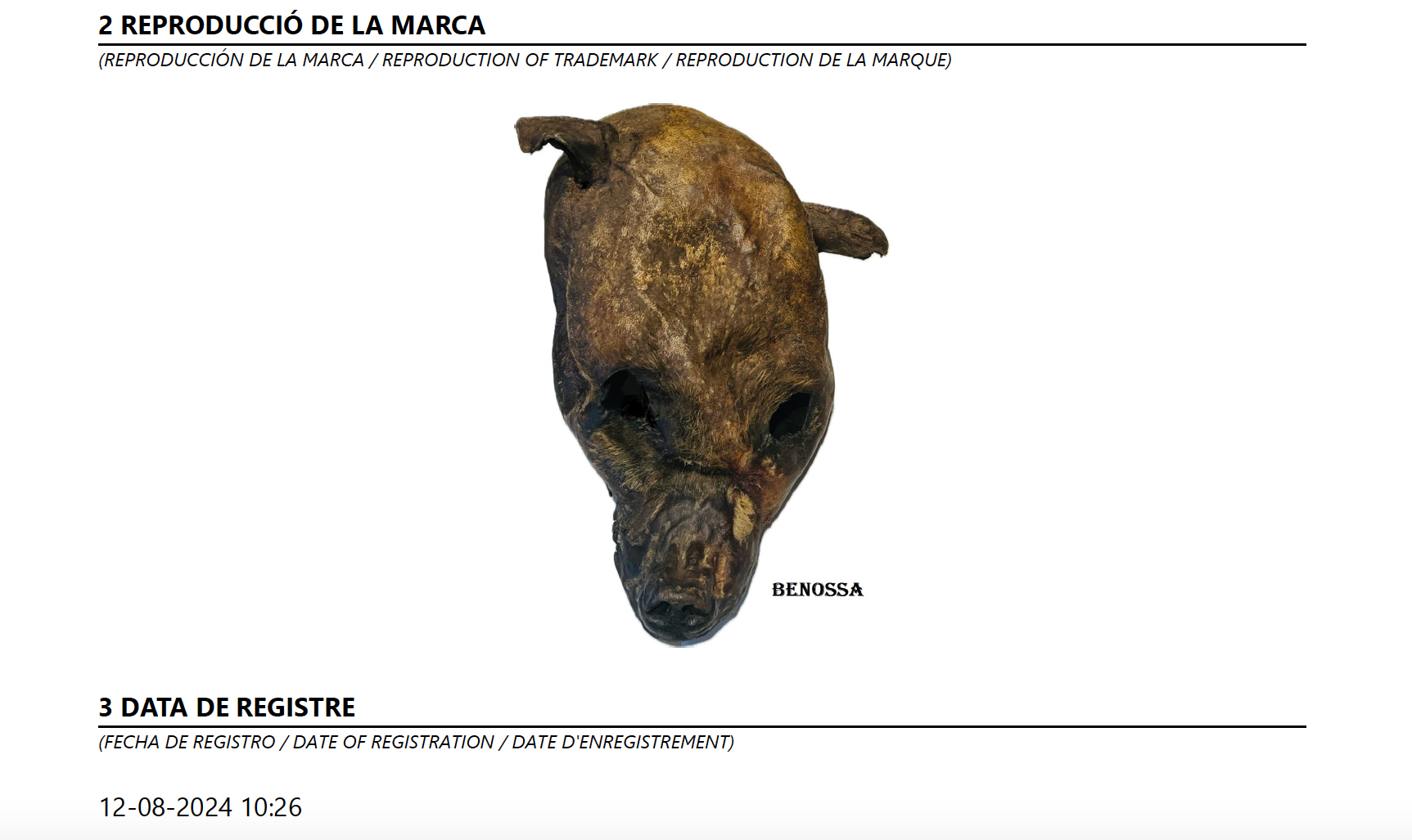 La marca registrada.