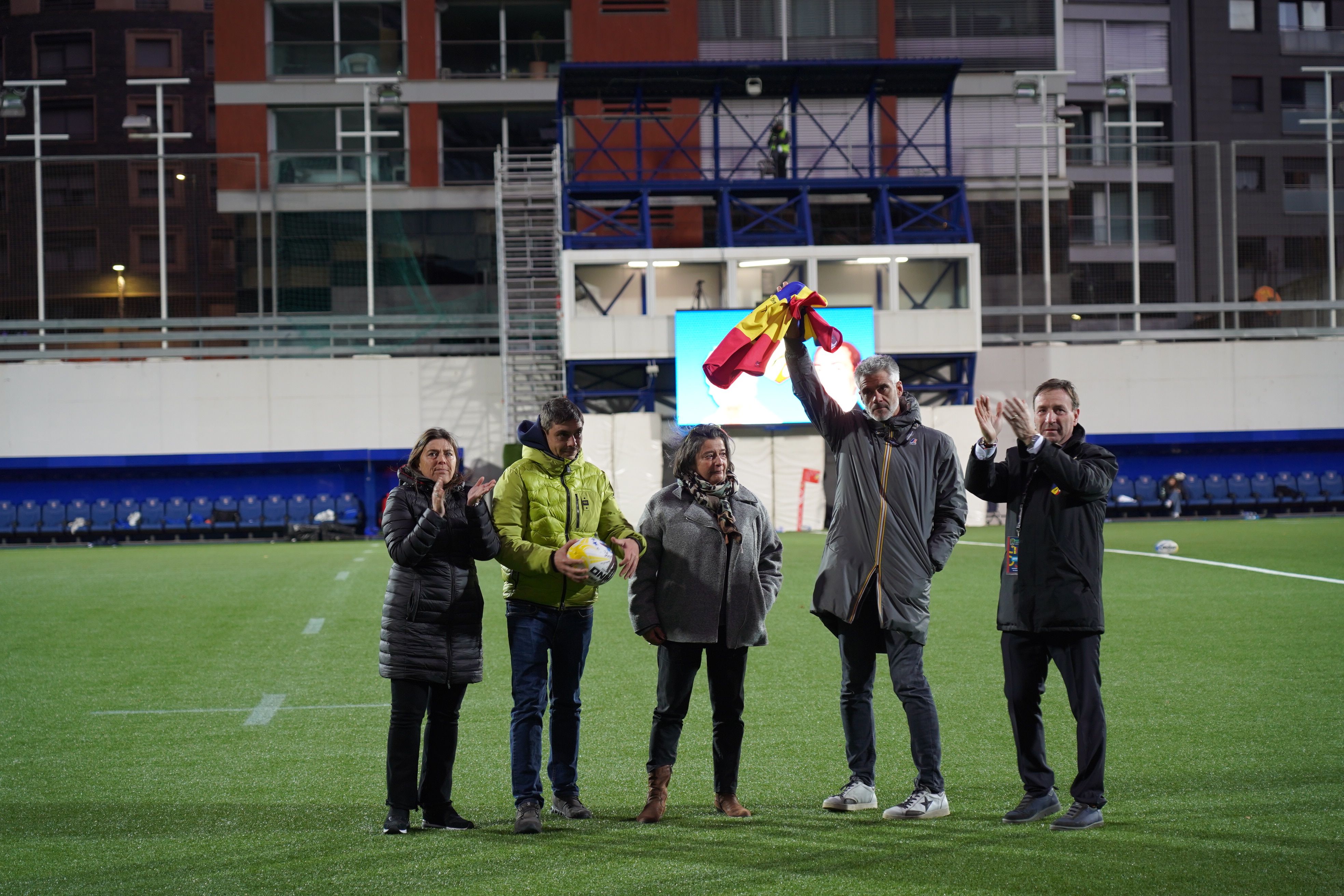 La federació ha homenatjat els familiars de Bernard Calvel i Felip Garriga al descans.