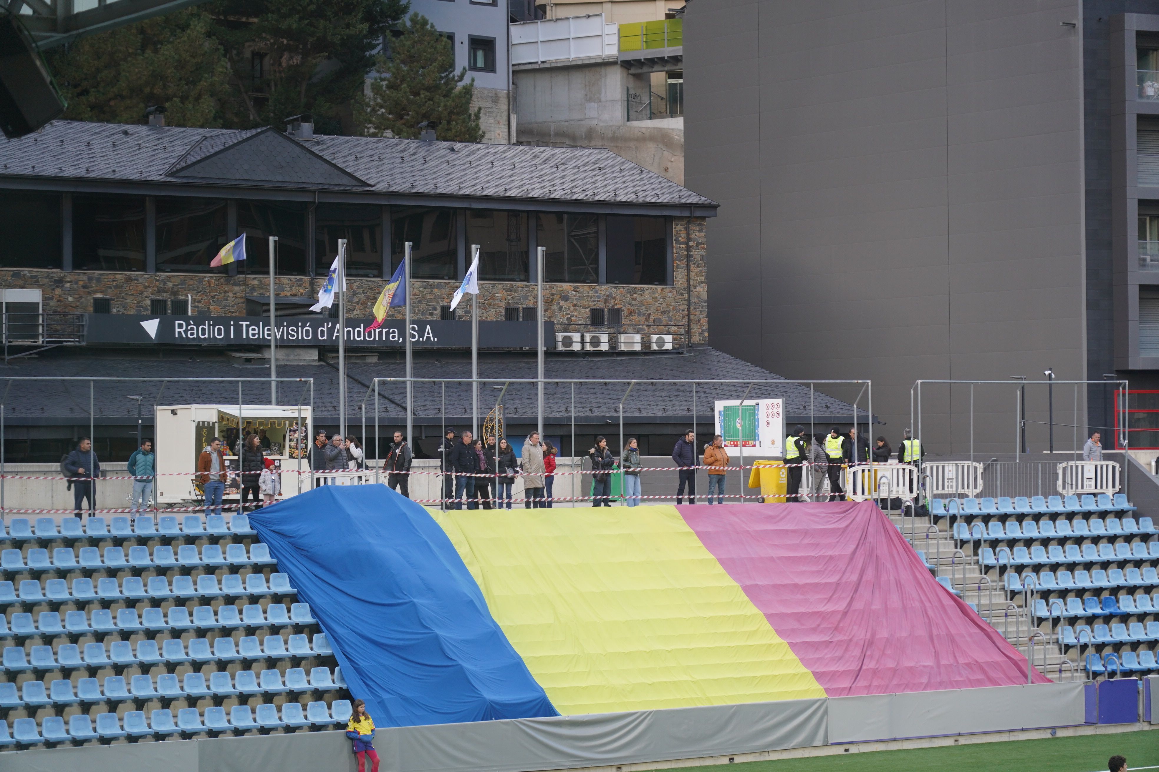 La bandera d'Israel no ha onejat a l'Estadi Nacional.
