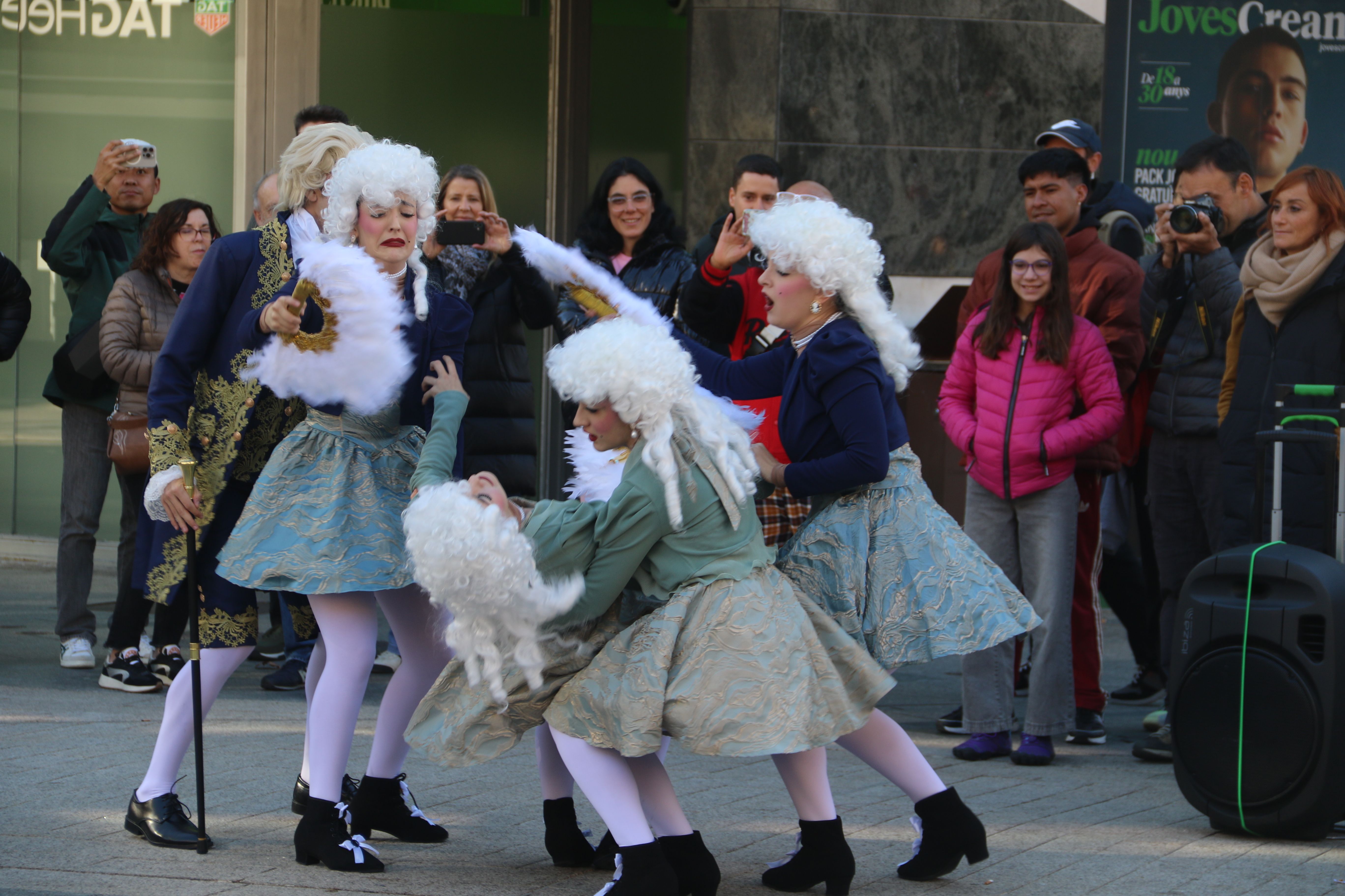 Una de les actuacions de dinamització que s'han fet durant el Shop in Andorra.