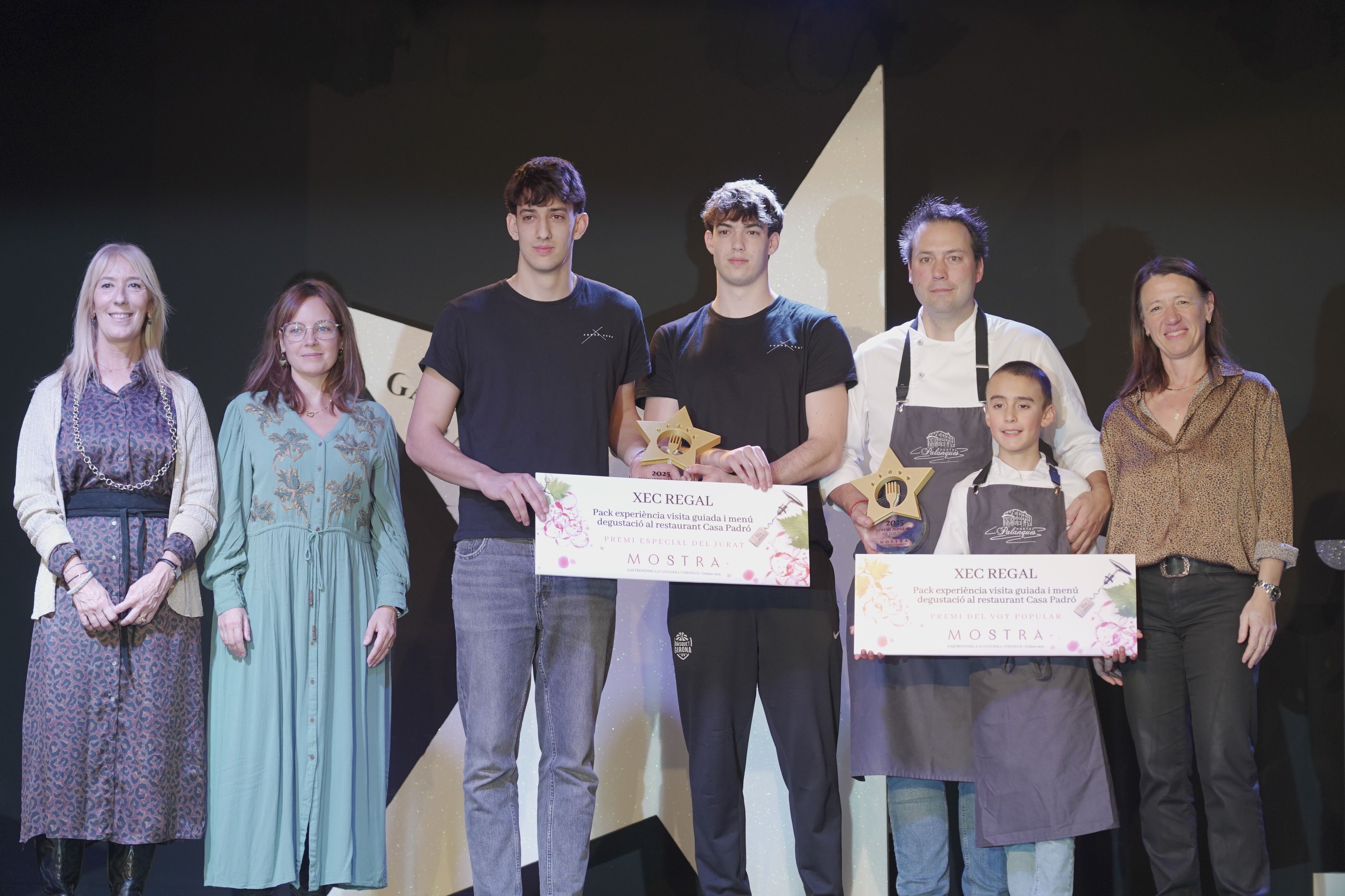 Hostal Palanques i la Fonda Xesc, els dos restauradors guanyadors dels premis de la Mostra Gastronòmica.