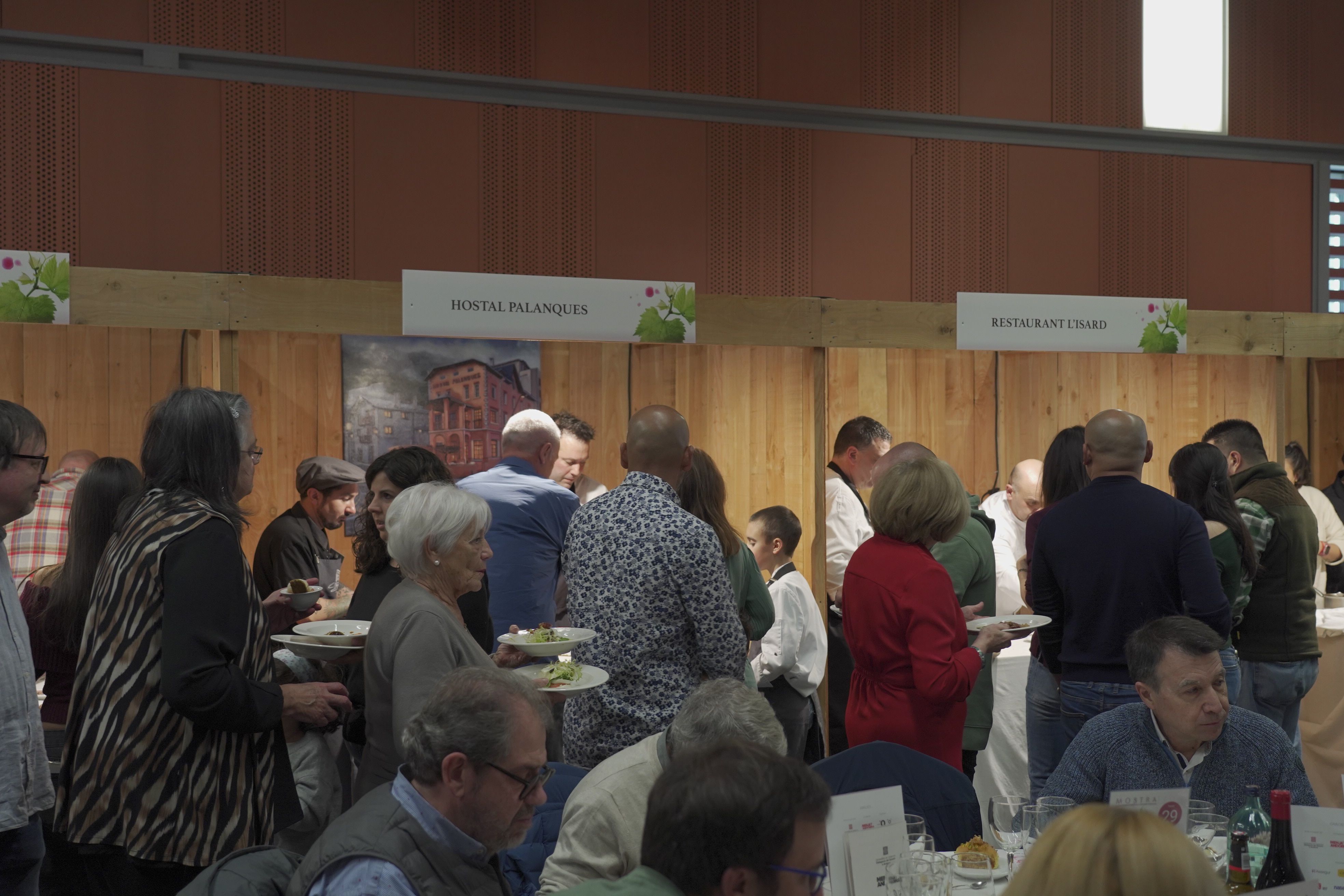L'Hostal Palanques ha triomfat amb el caneló de galta de vedella.