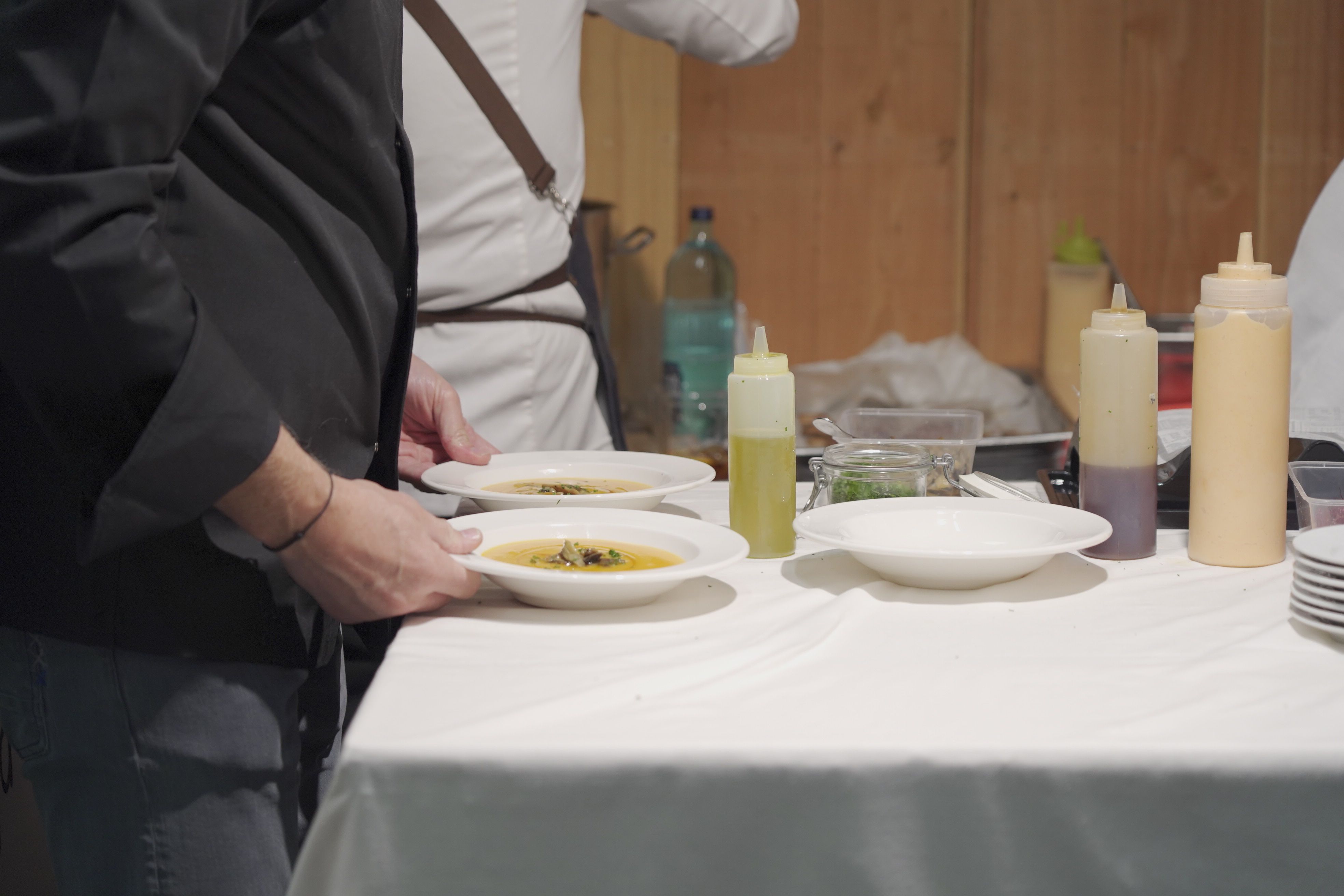 La presentació dels plats, un aspecte molt important. 