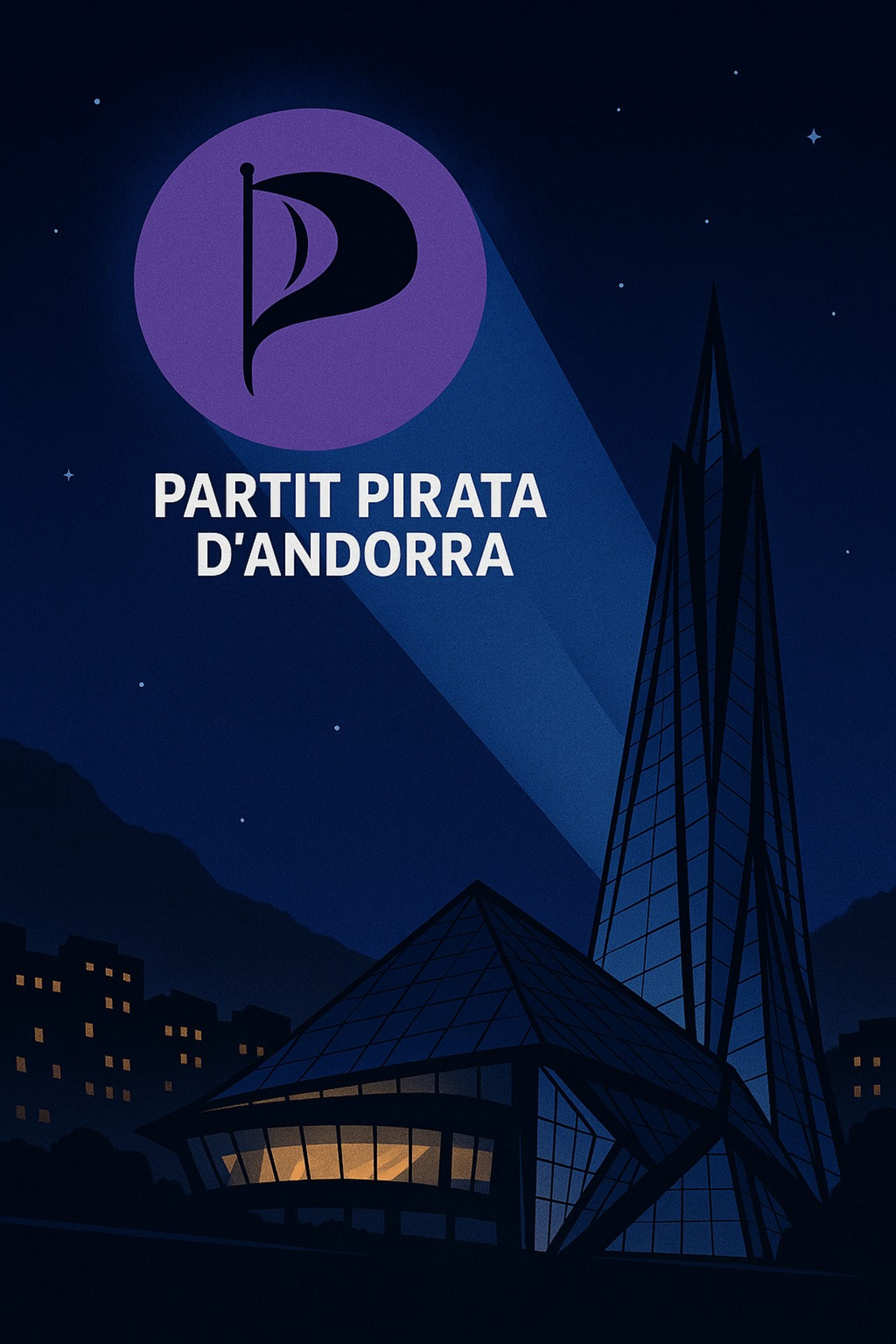 Una de les imatges recreades pel Partit Pirata i que li serveix per promocionar-se. Una de les imatges recreades pel Partit Pirata i que li serveix per promocionar-se.