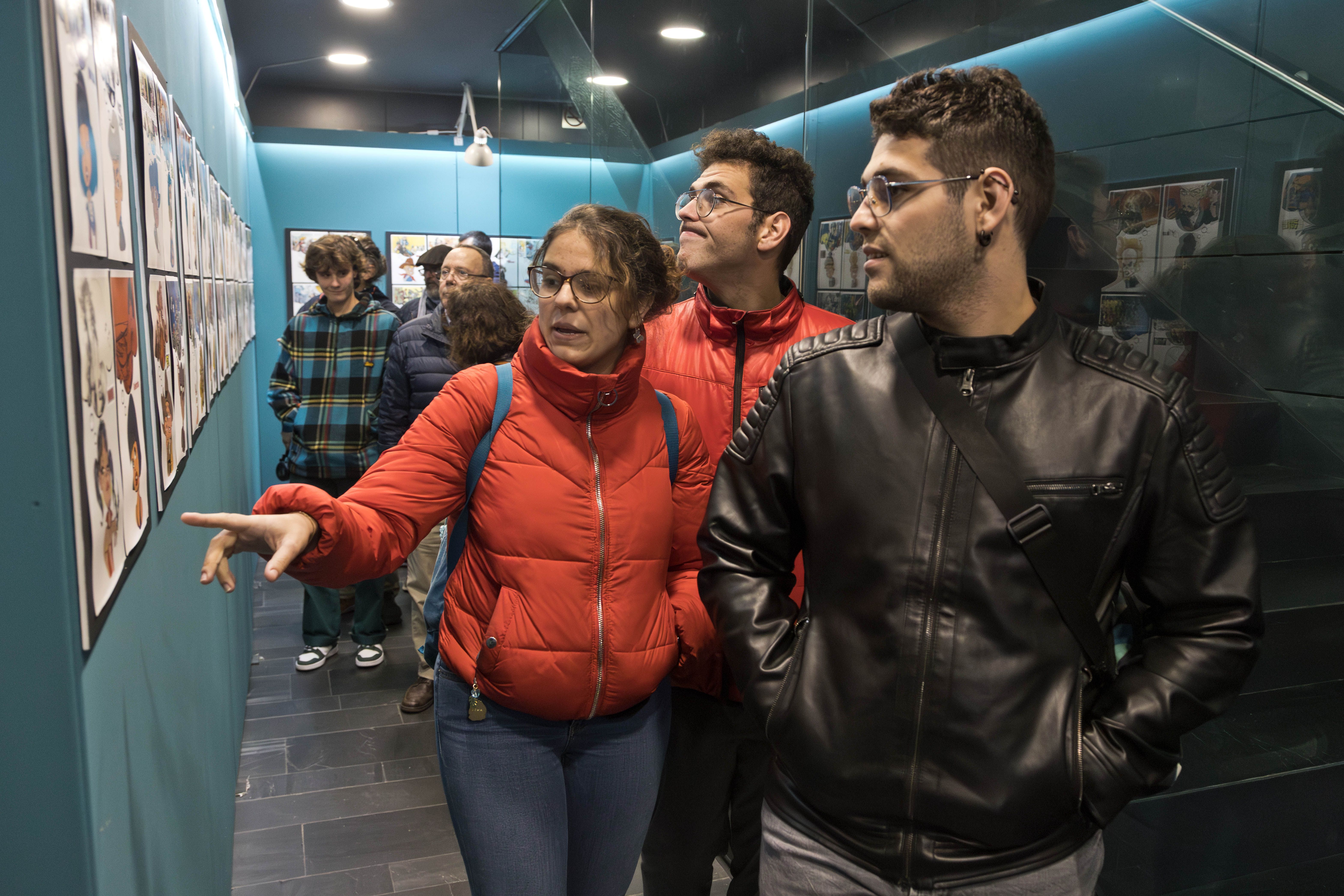 Visitants a la Massana Còmic.