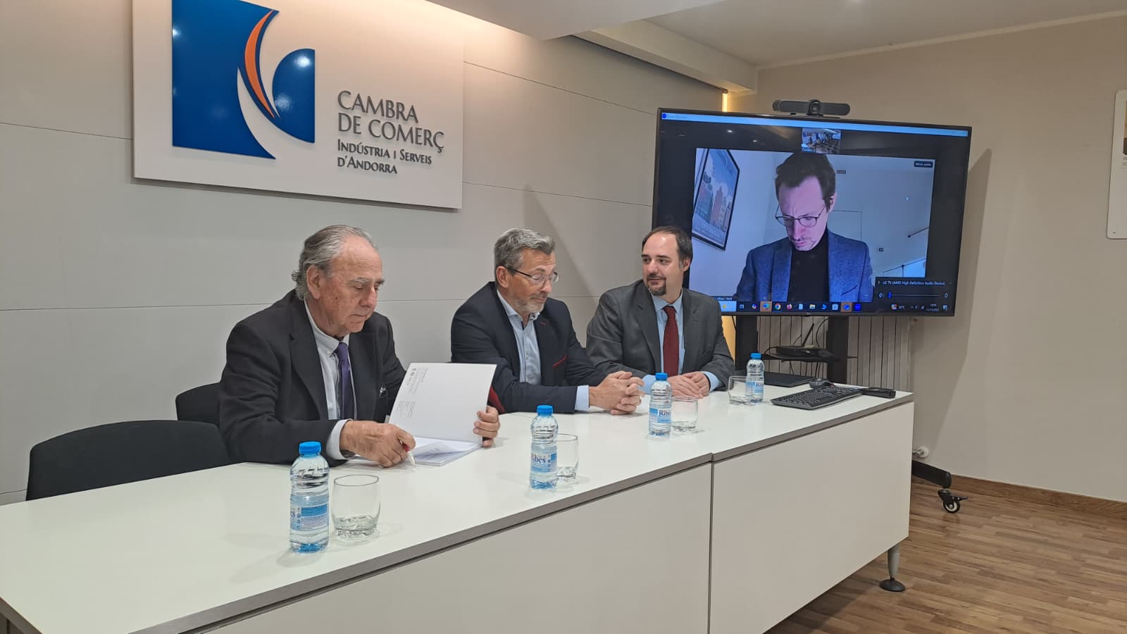 Un moment de la taula rodona sobre mediació.