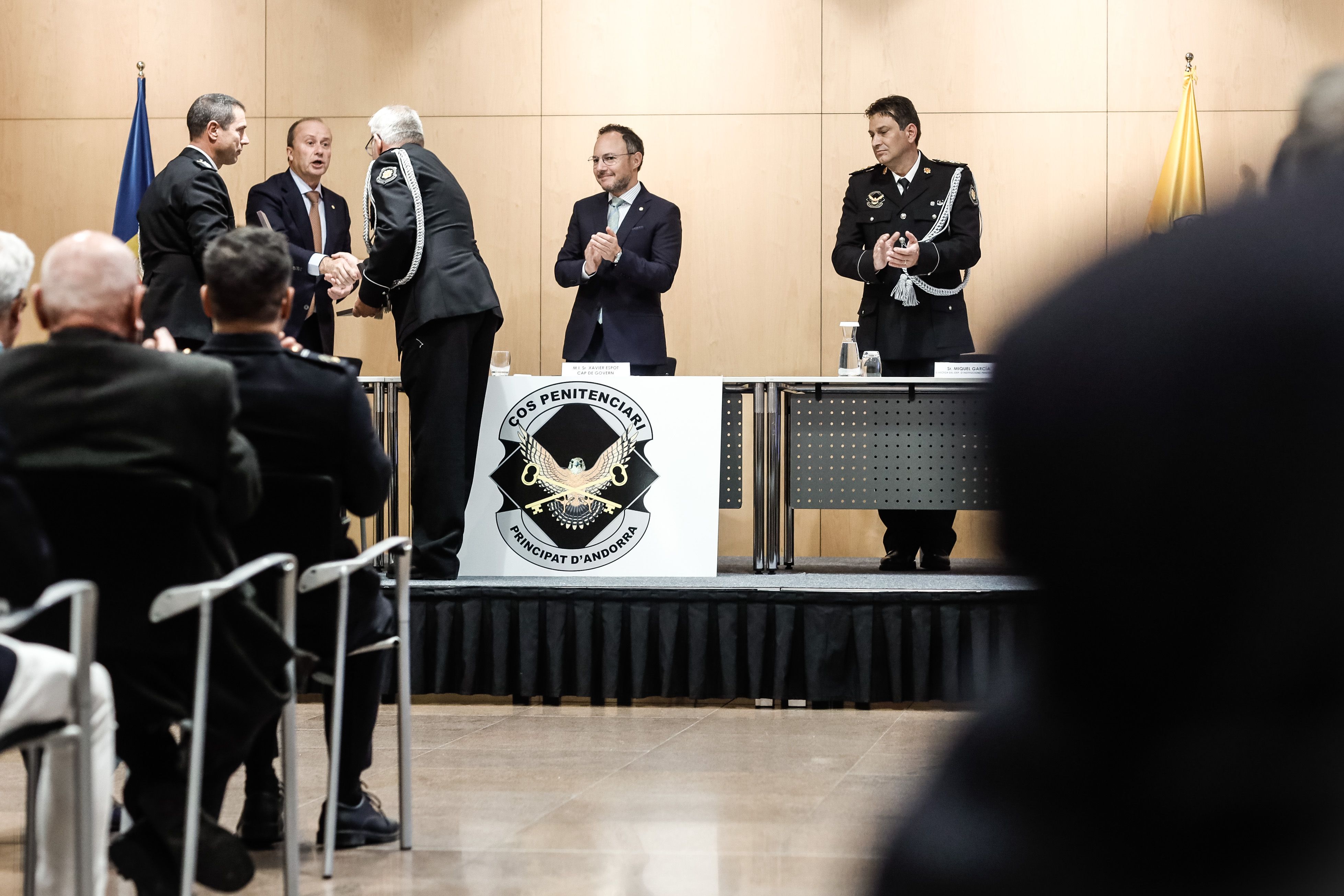 Miquel Àngel Garcia en una celebració penitenciària.