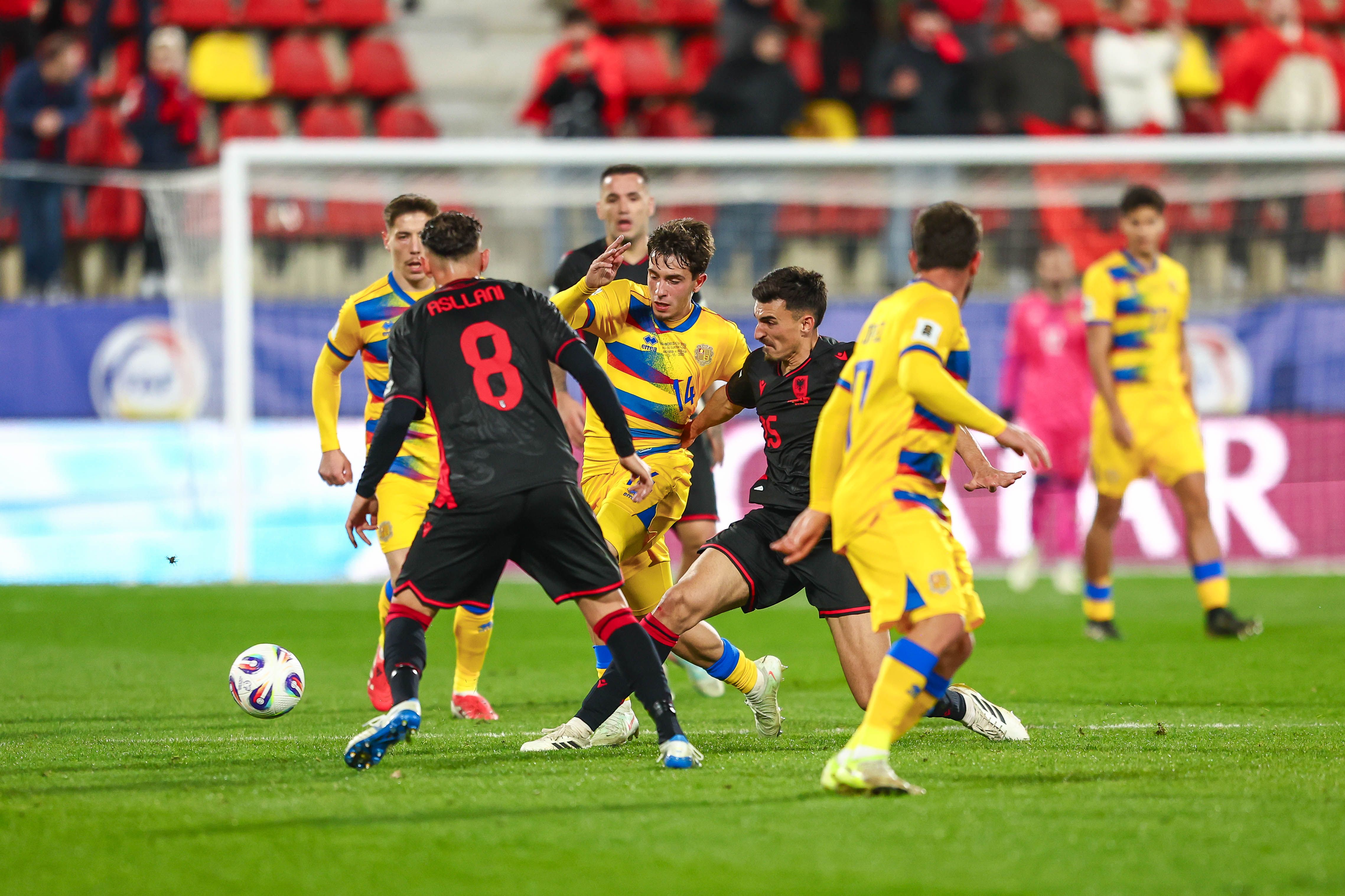 Andorra ha lluitat fins al final per treure un resultat positiu davant els de Sylvinho.
