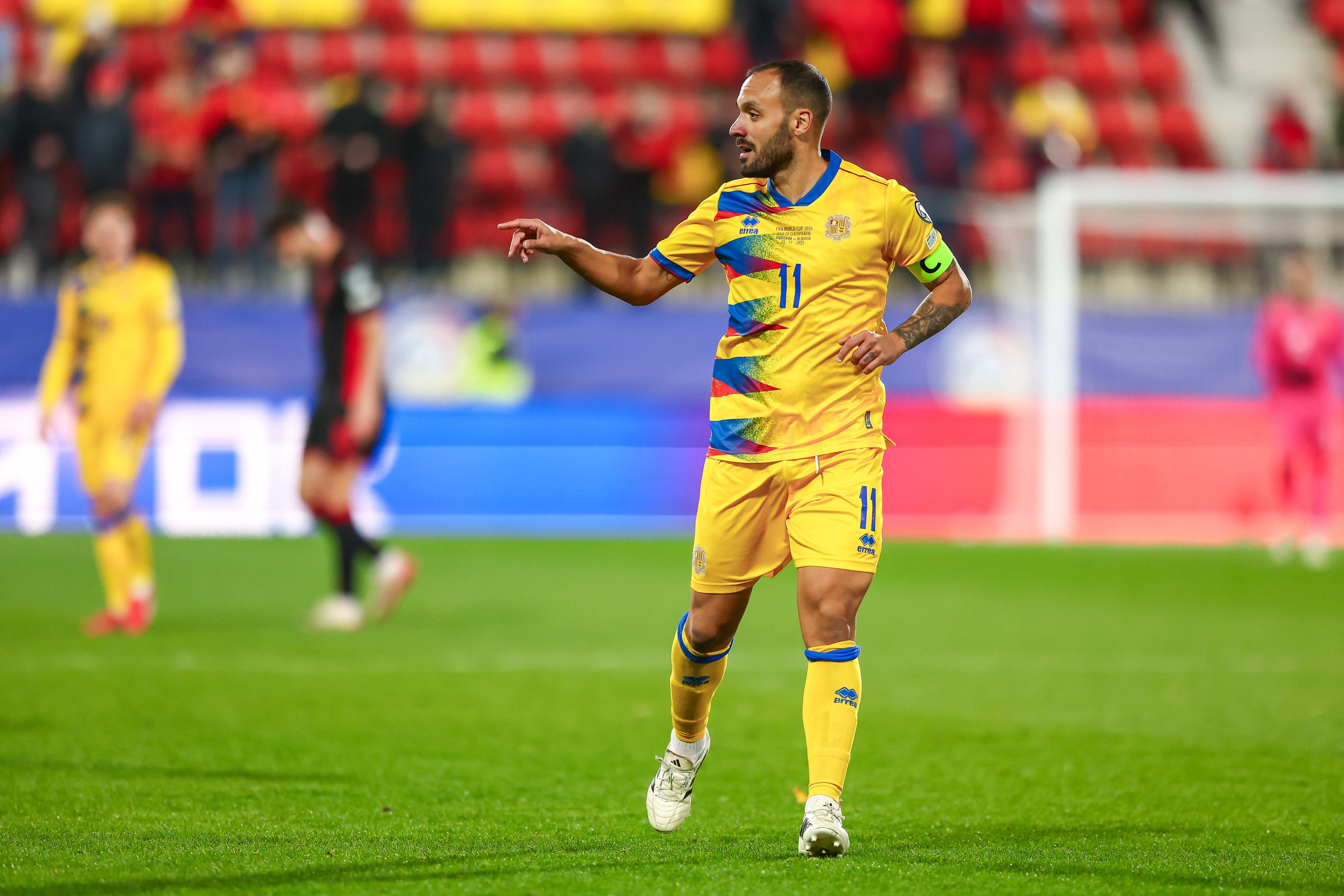 Sergio Moreno ha lluït el braçalet de capità en el seu últim partit amb Andorra. Sergio Moreno ha lluït el braçalet de capità en el seu últim partit amb Andorra.
