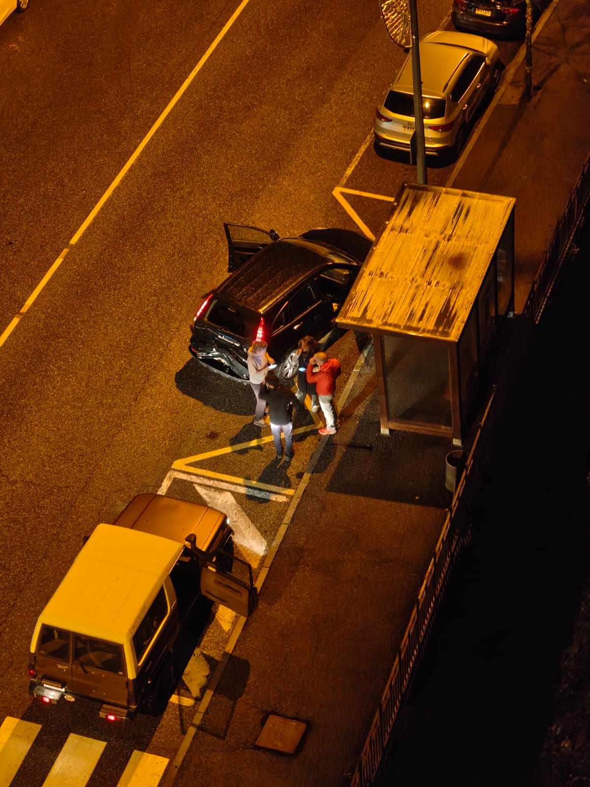 L'accident va tenir lloc ahir a la nit.