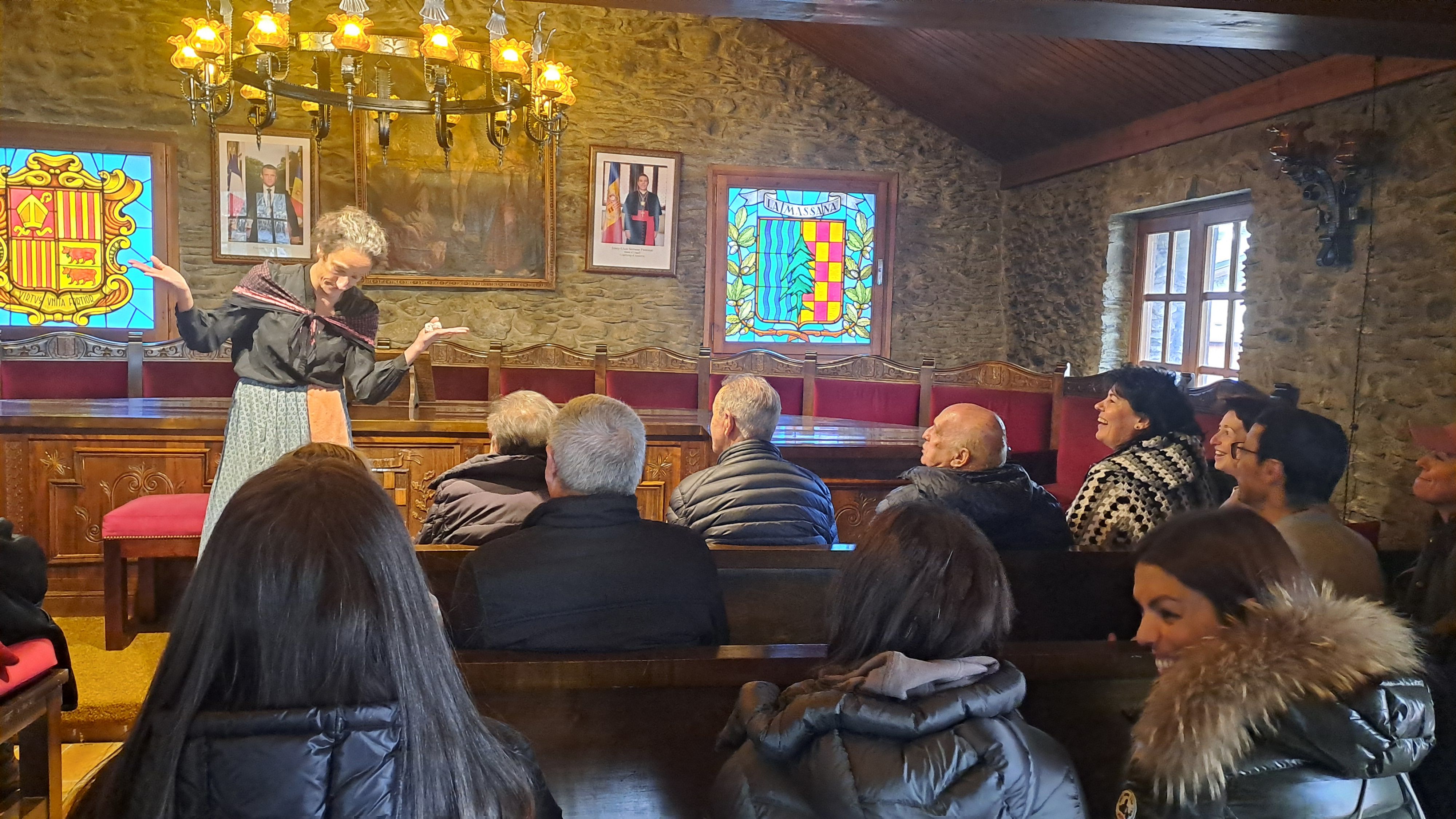 Un moment de la representació de l'Esperanceta de cal Gasia.