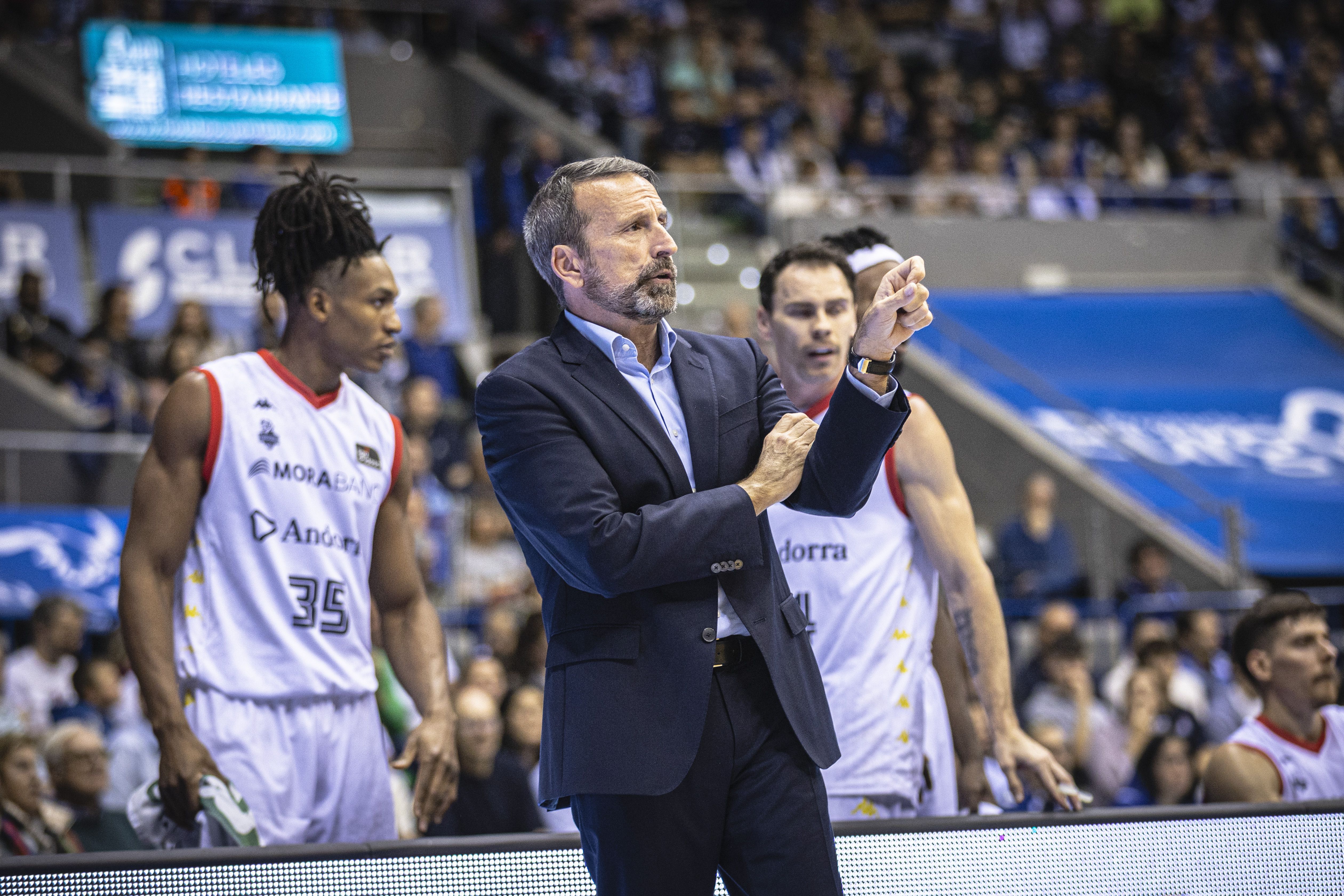 Plaza, satisfet amb el partit del MoraBanc Andorra.