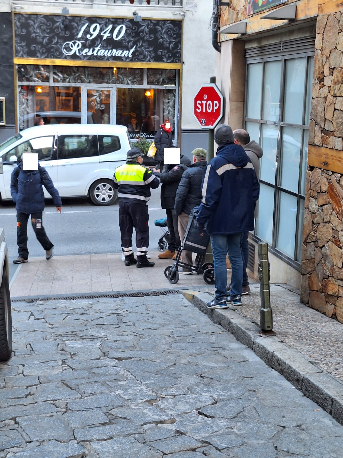 Una imatge del moment dels fets. Una imatge del moment dels fets.