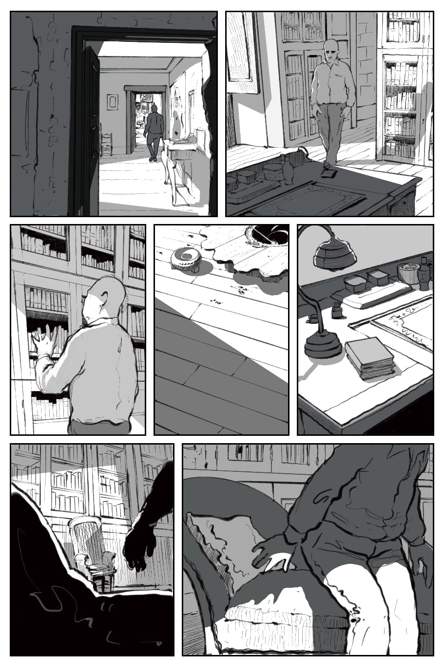 Una de les pàgines de la novel·la gràfica // Editorial Andorra Una de les pàgines de la novel·la gràfica // Editorial Andorra