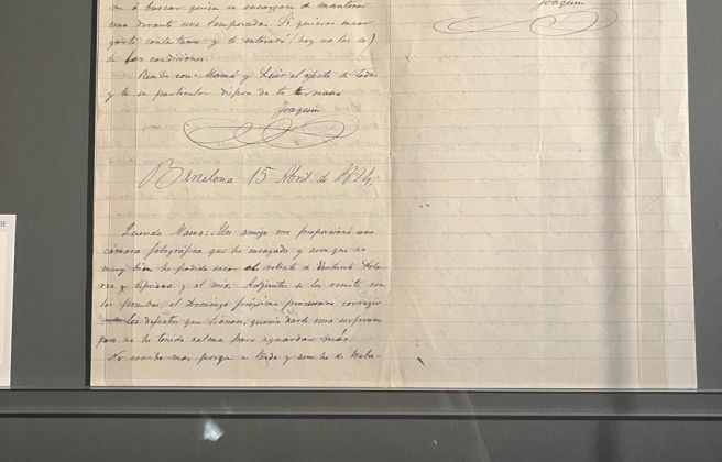 Carta de Joaquim de Riba Camarlot a la seva mare.