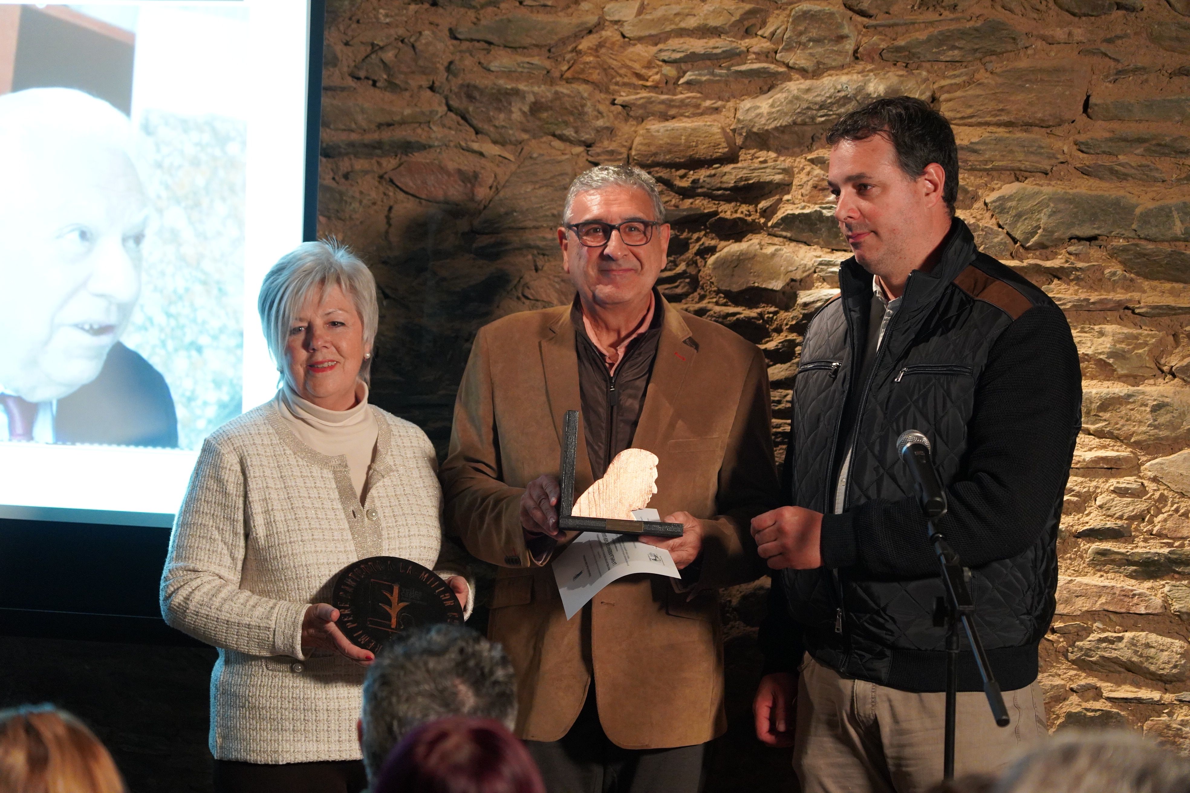 Turi Riberaygua ha recollit el premi Pere Canturri. Turi Riberaygua ha recollit el premi Pere Canturri.