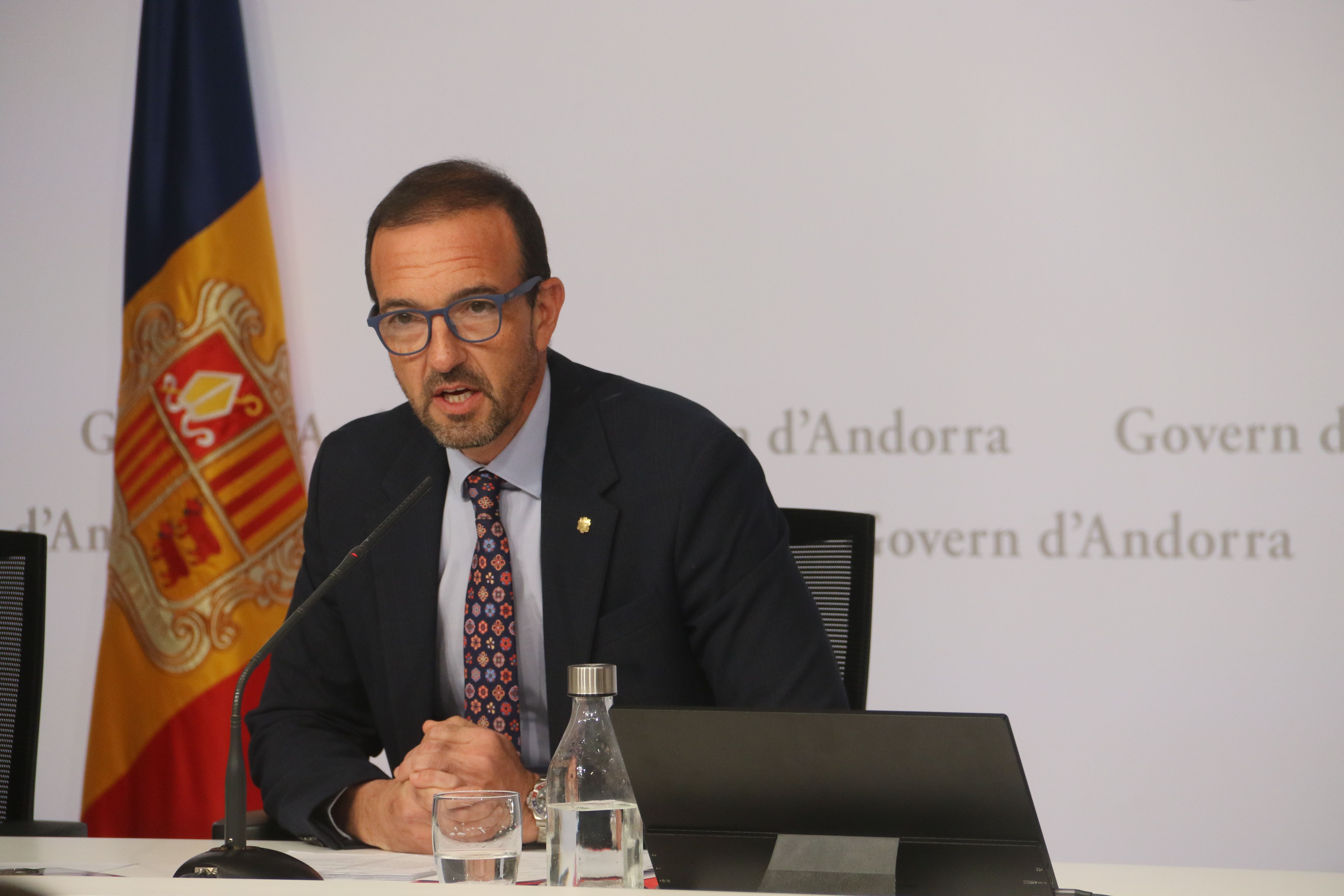 Jordi Torres durant la compareixença.