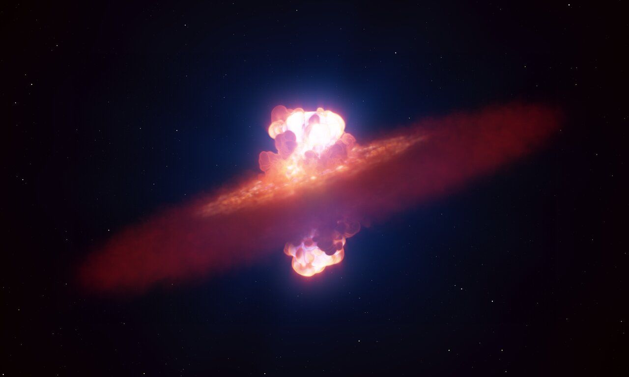 Reproducció artística que mostra els estadis inicials de l'explosió d'una supernova - Crèdit: ESO/L. Calçada La portaveu del Sindicat, Rebeca Bonache.