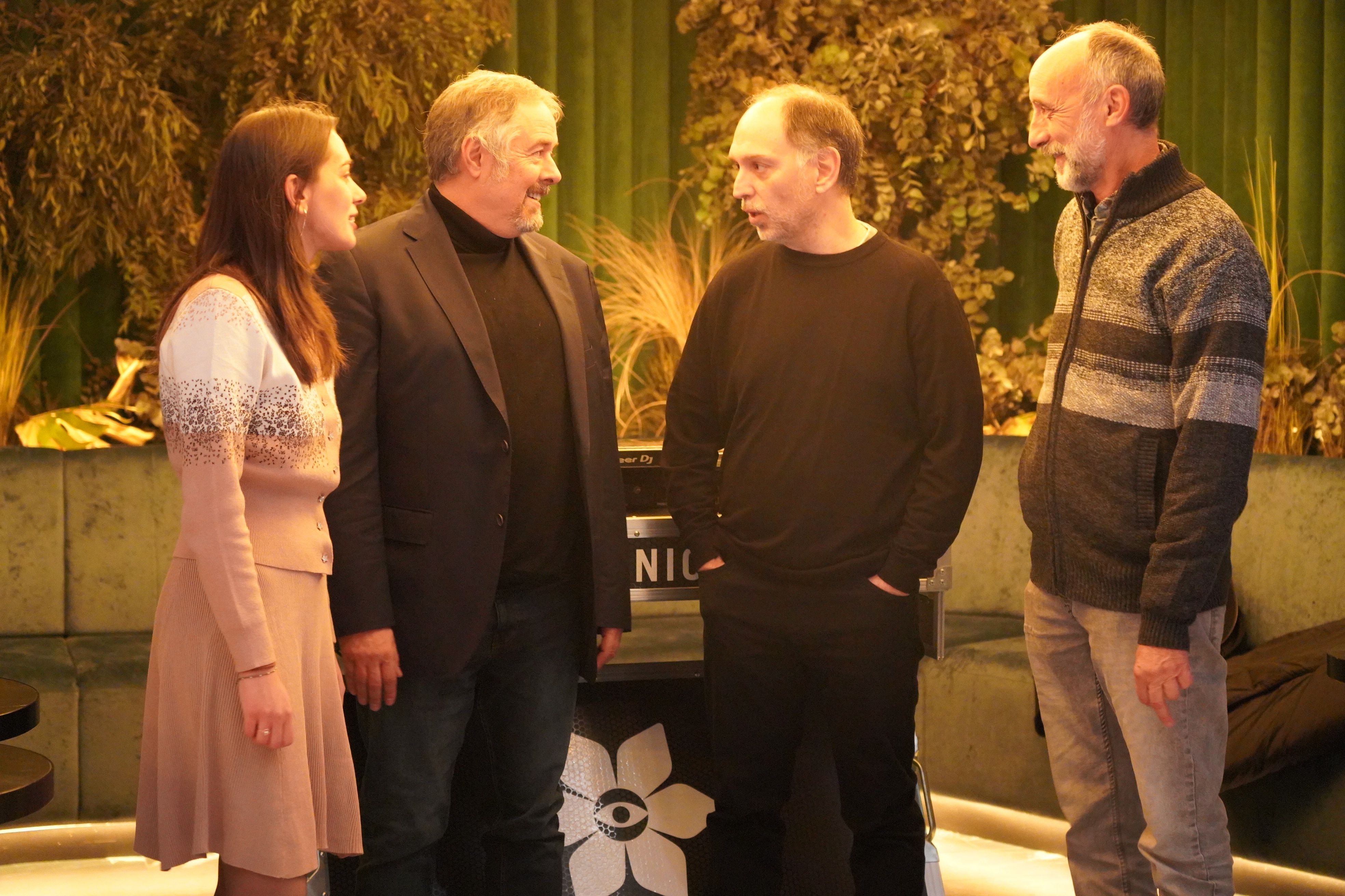 Els quatre premiats del país: Laura Martín, Gabriel Fernández, Agustí Franch i Albert Ginestà. // M. P. Els quatre premiats del país: Laura Martín, Gabriel Fernández, Agustí Franch i Albert Ginestà. // M. P.