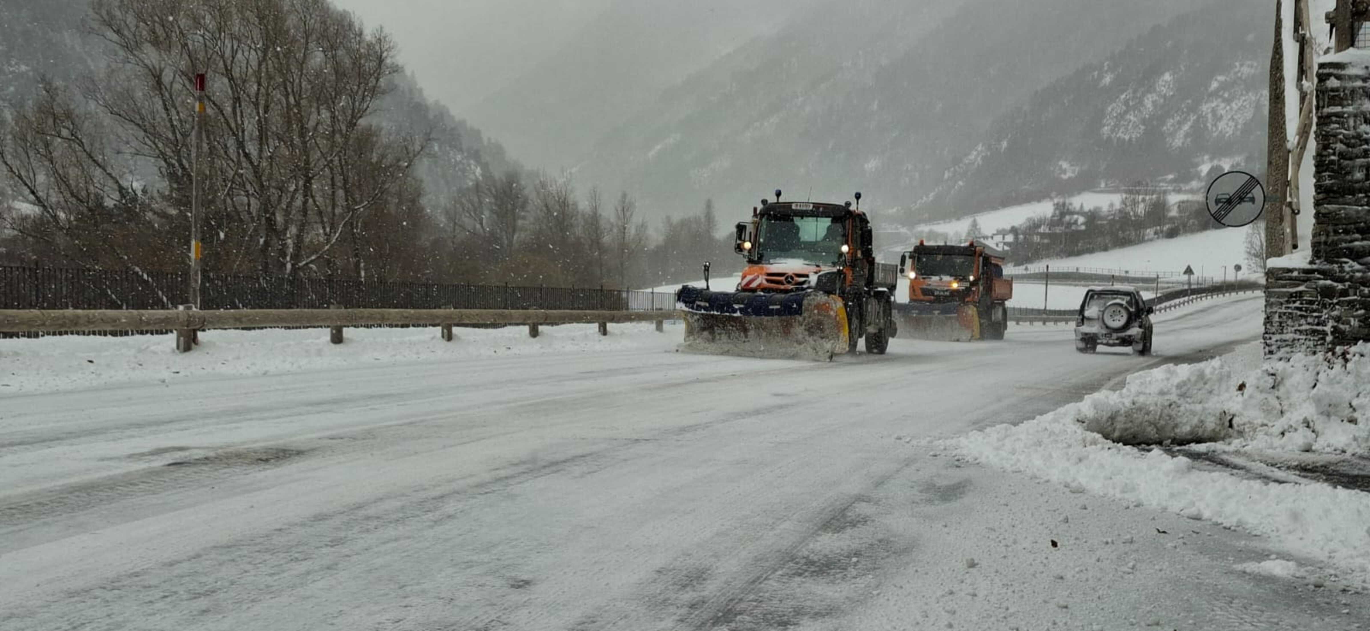 Dues llevaneus a la zona d'Arans.