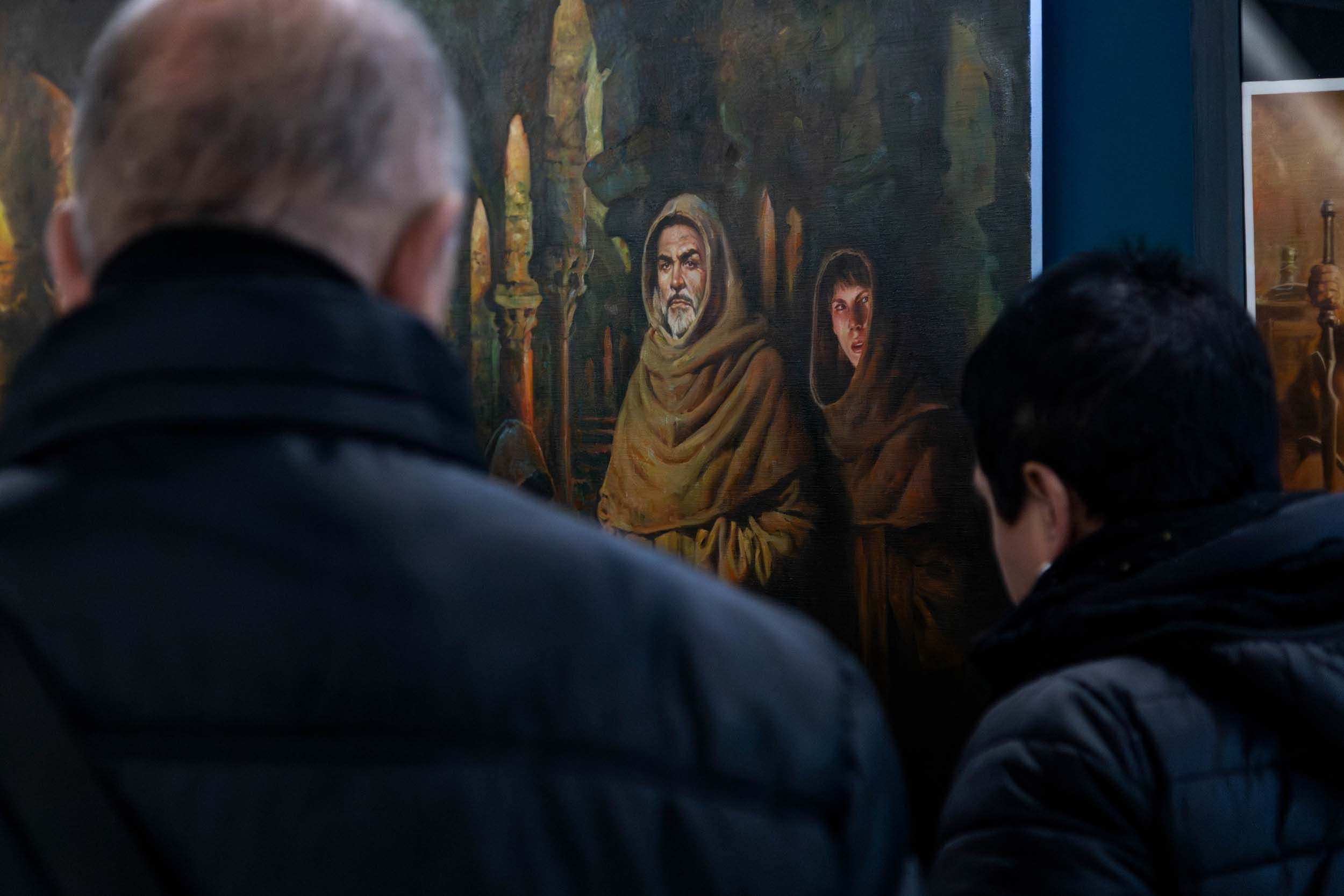 Assistents a la inauguració de La Massana Còmic. Assistents a la inauguració de La Massana Còmic.