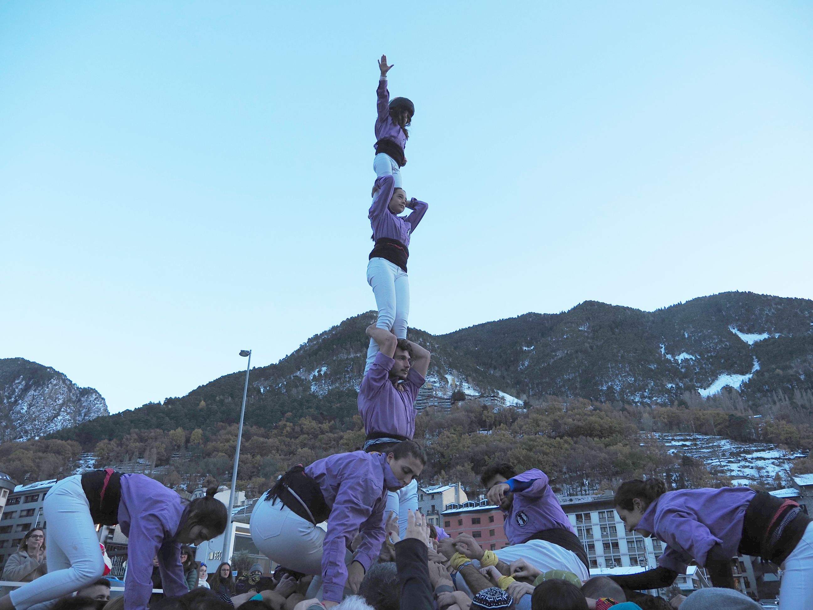 Una de les actuacions de la colla de l'Eixample.