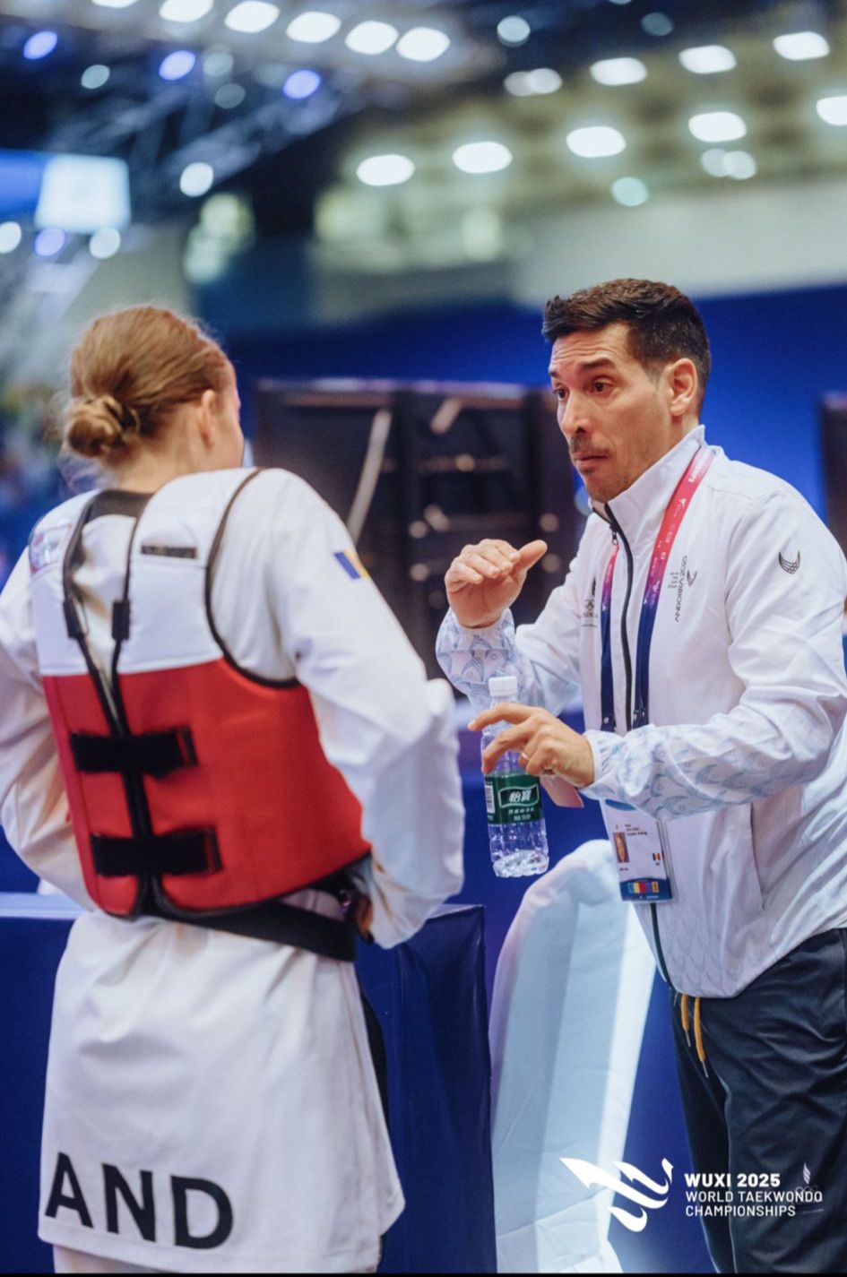 Liñán, aquest cap de setmana a Suïssa amb el seu entrenador Diego Ortigoza. Liñán, aquest cap de setmana a Suïssa amb el seu entrenador Diego Ortigoza.