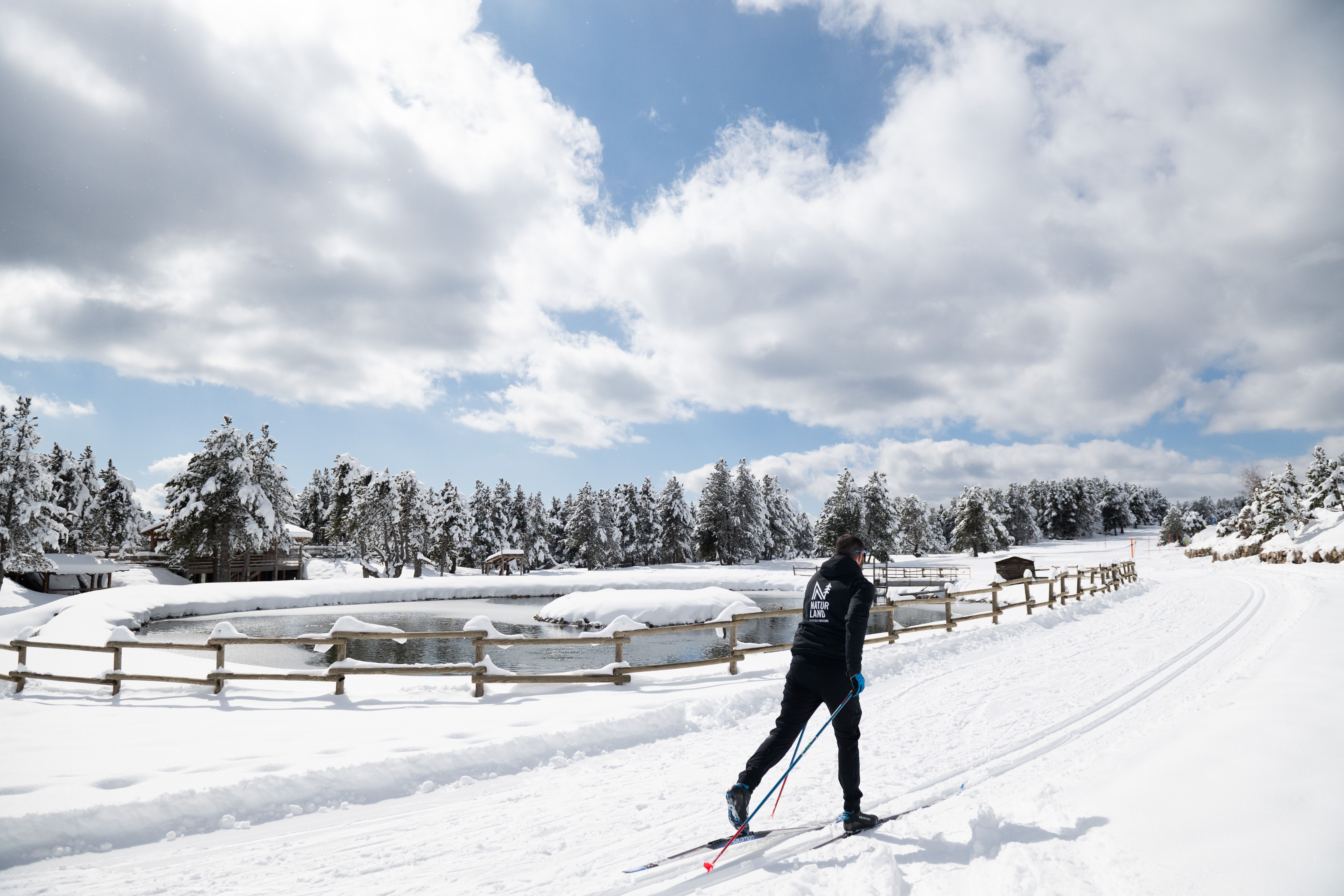 Una imatge de les pistes de Naturland.