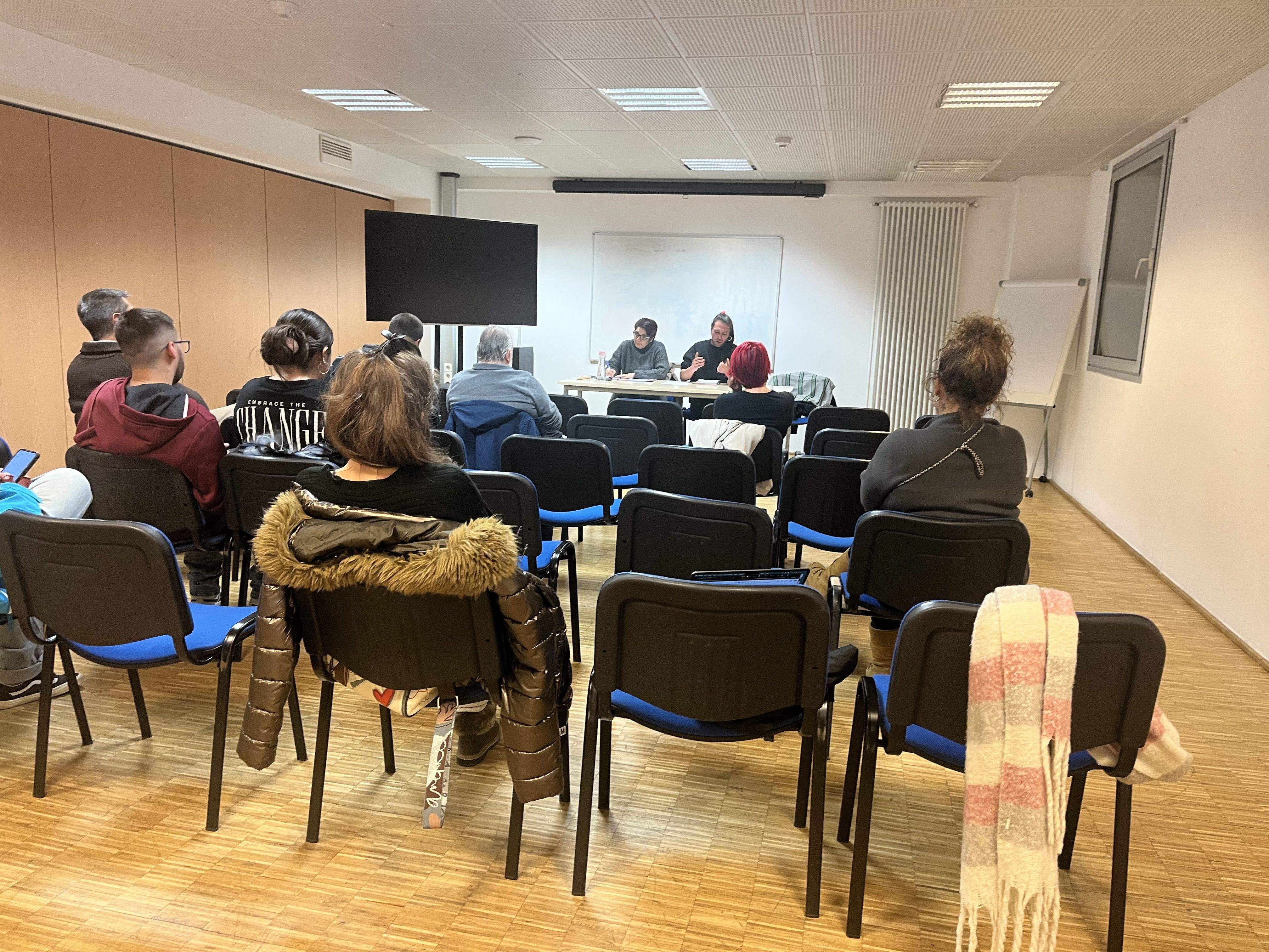 La portaveu del Sindicat, Rebeca Bonache.