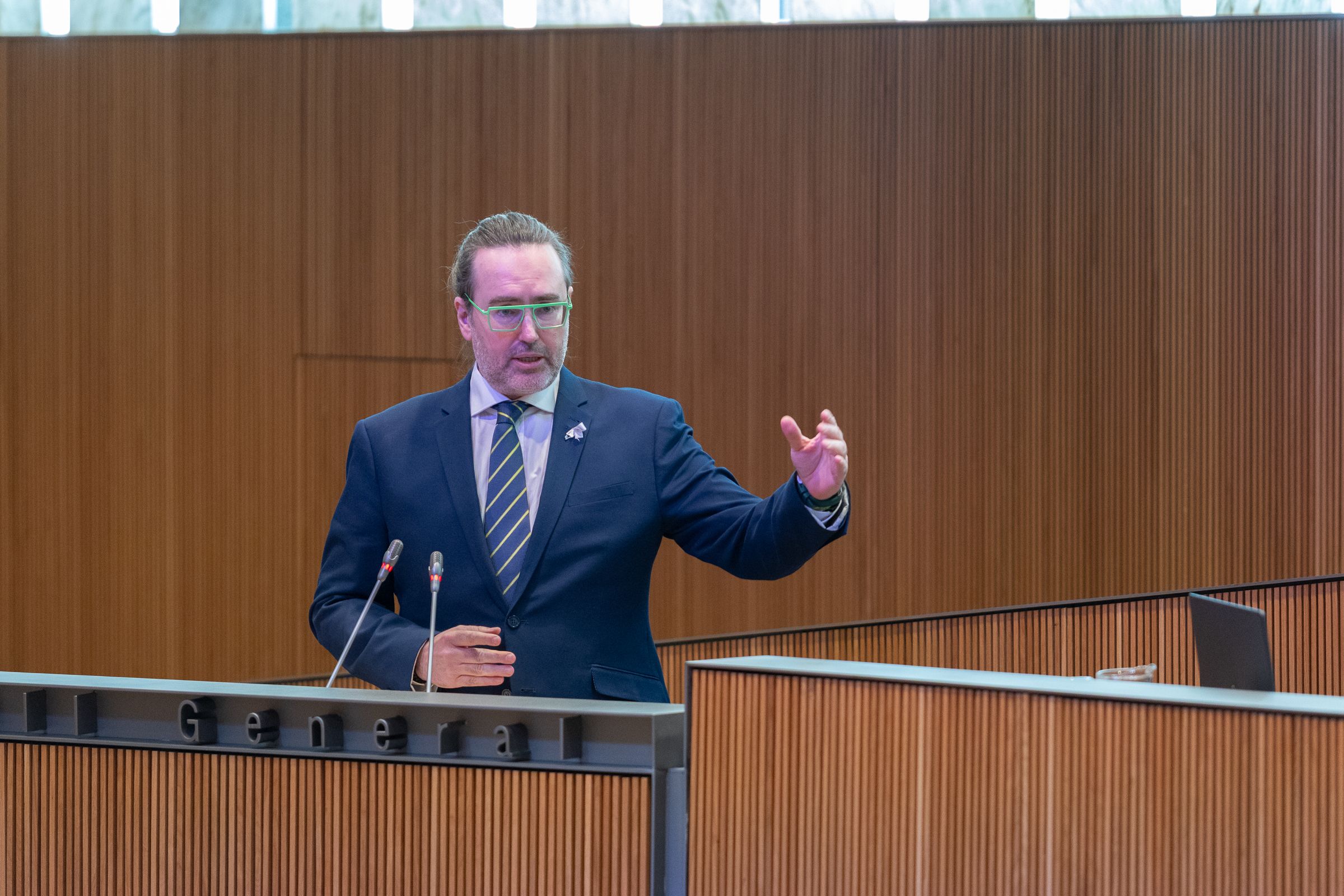 El líder de CC, Carles Naudi.