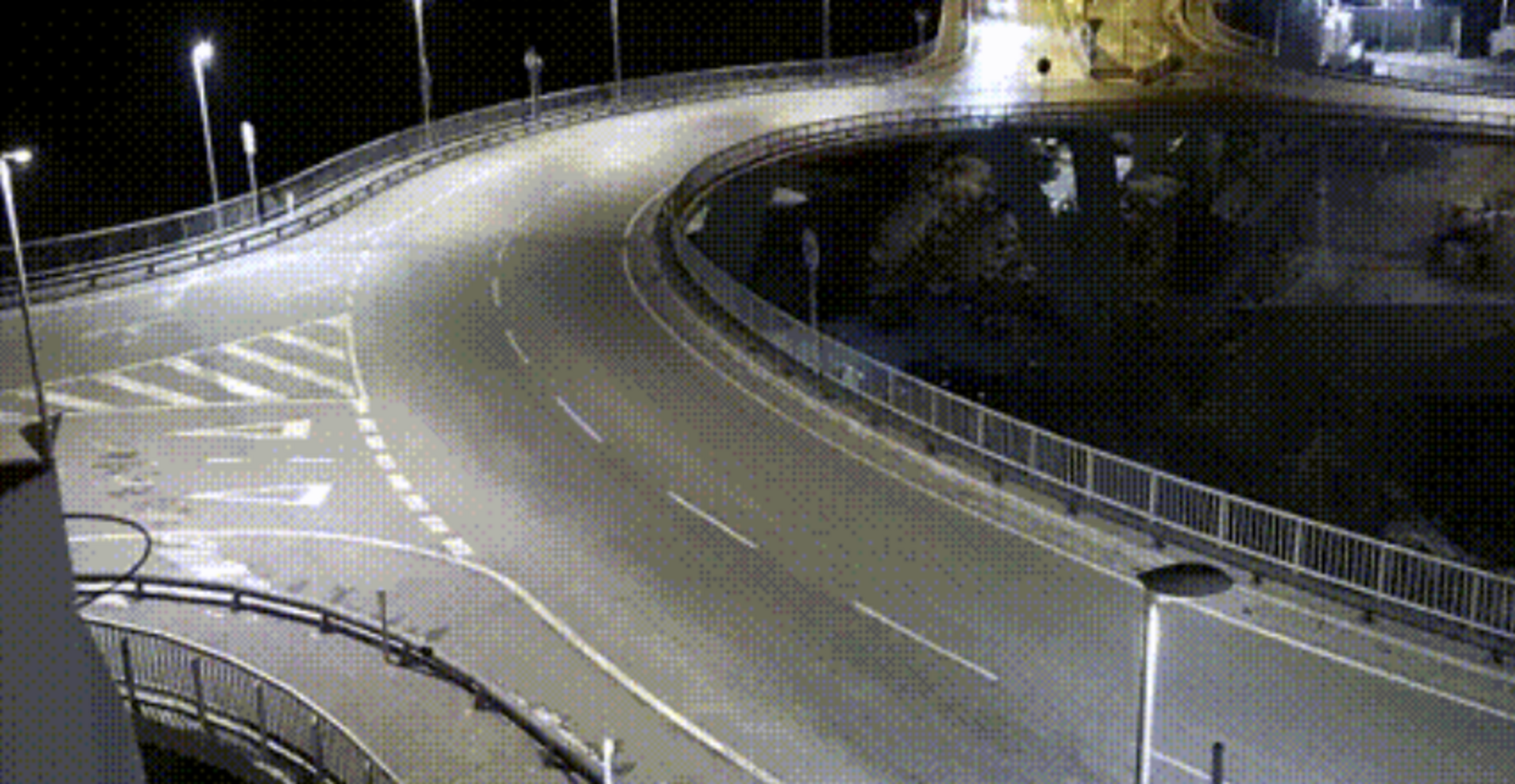 Immediacions del lloc on hi va haver l'accident.