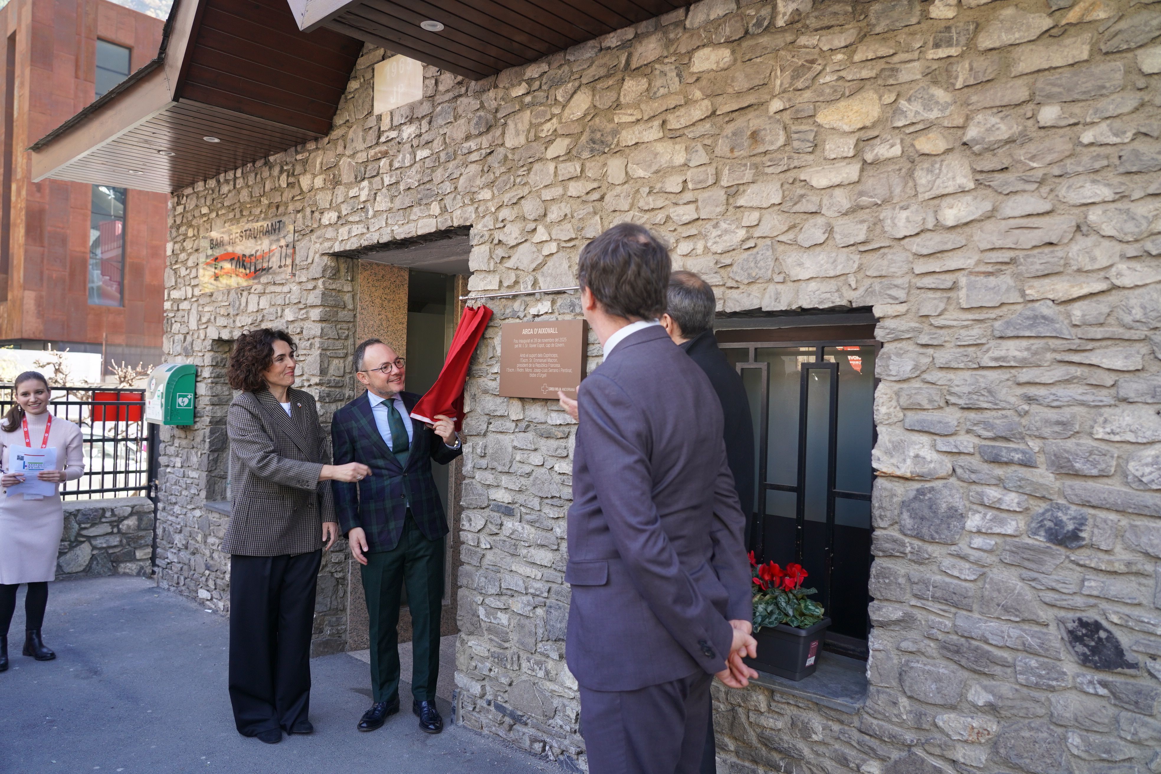 Inauguració de l'Arca d'Aixovall.