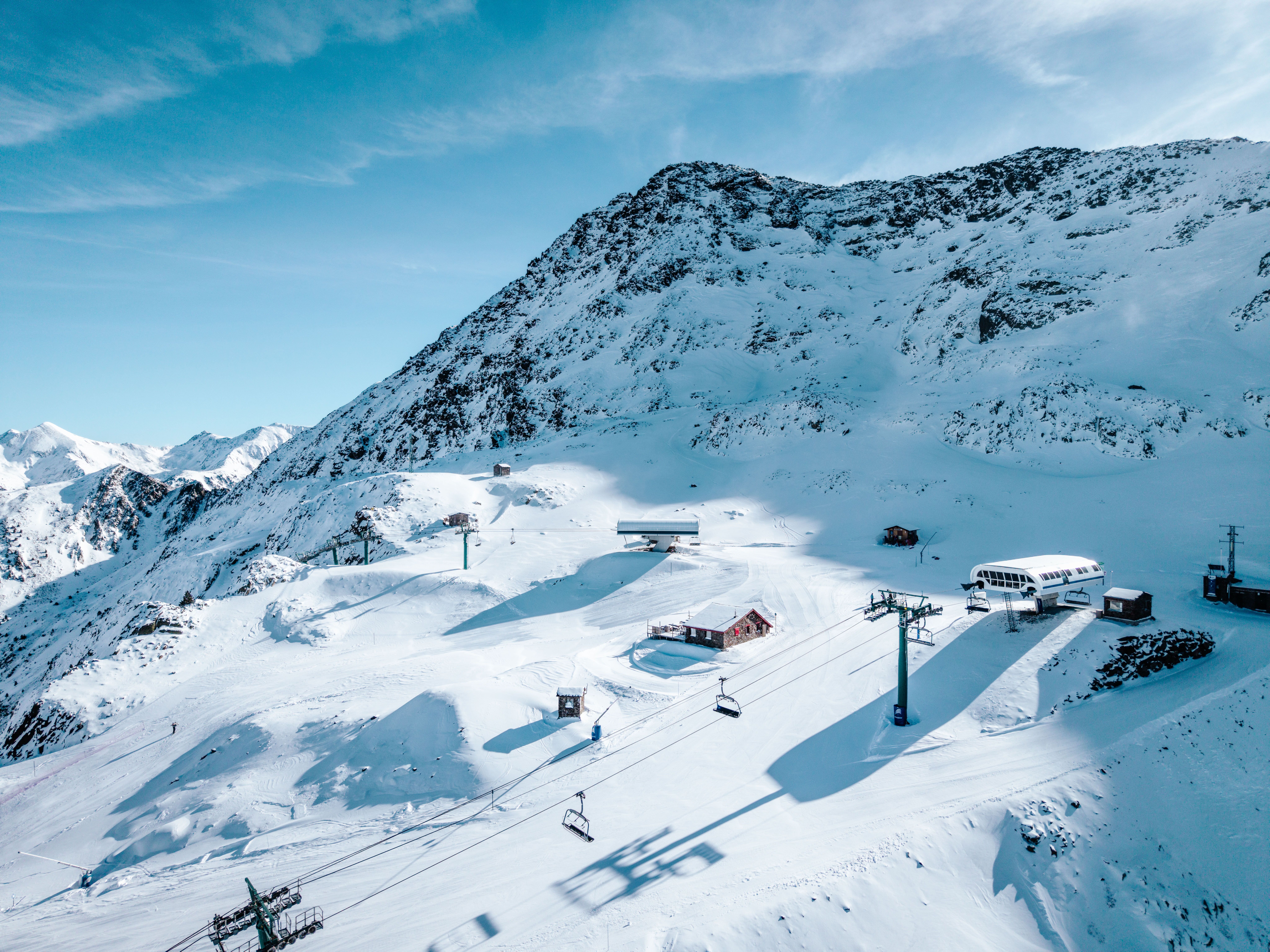 Imatge de la estació Ordino-Arcalís dijous 27 de novembre.