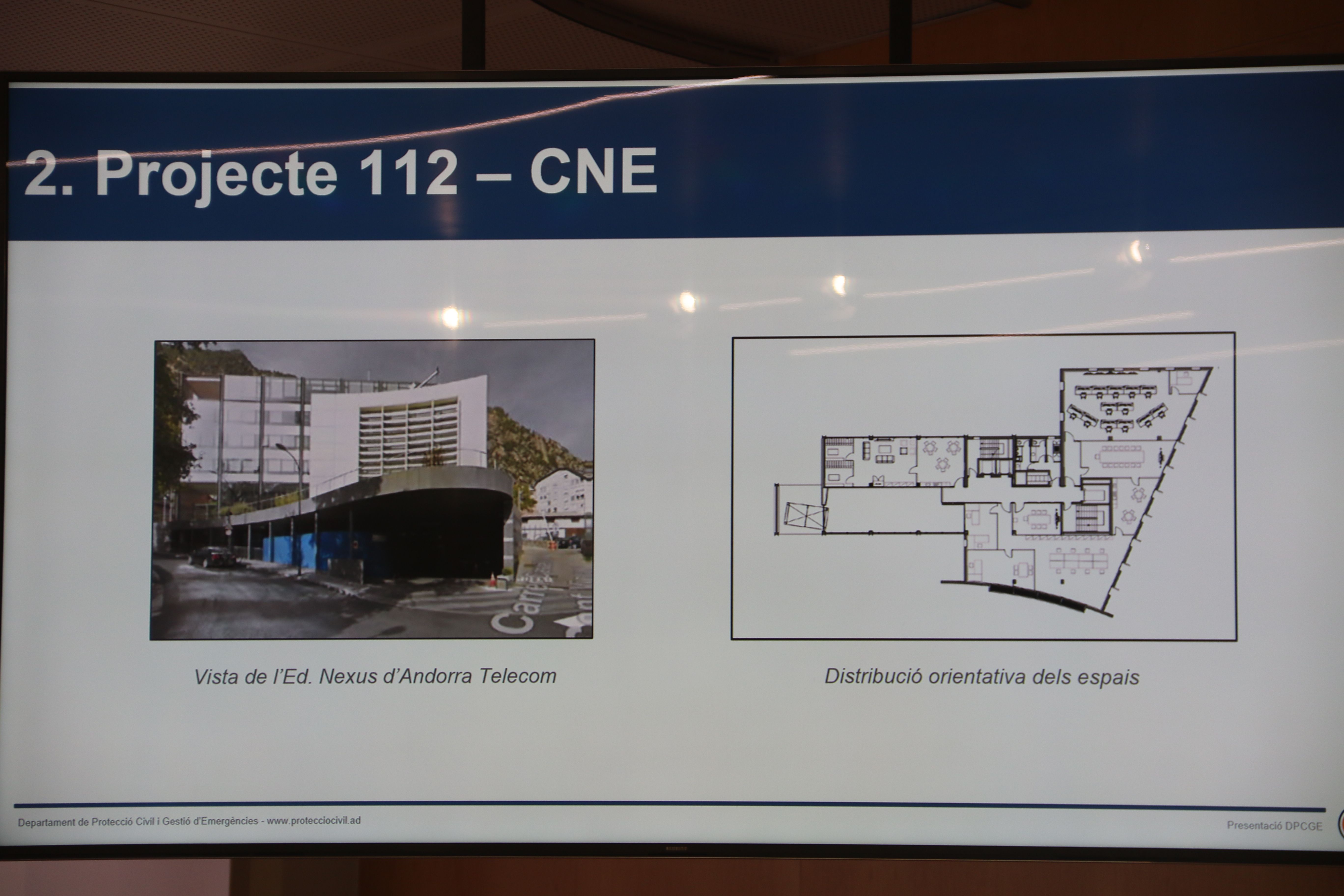El 112 i el centre d'emergències anirà al Nexus.