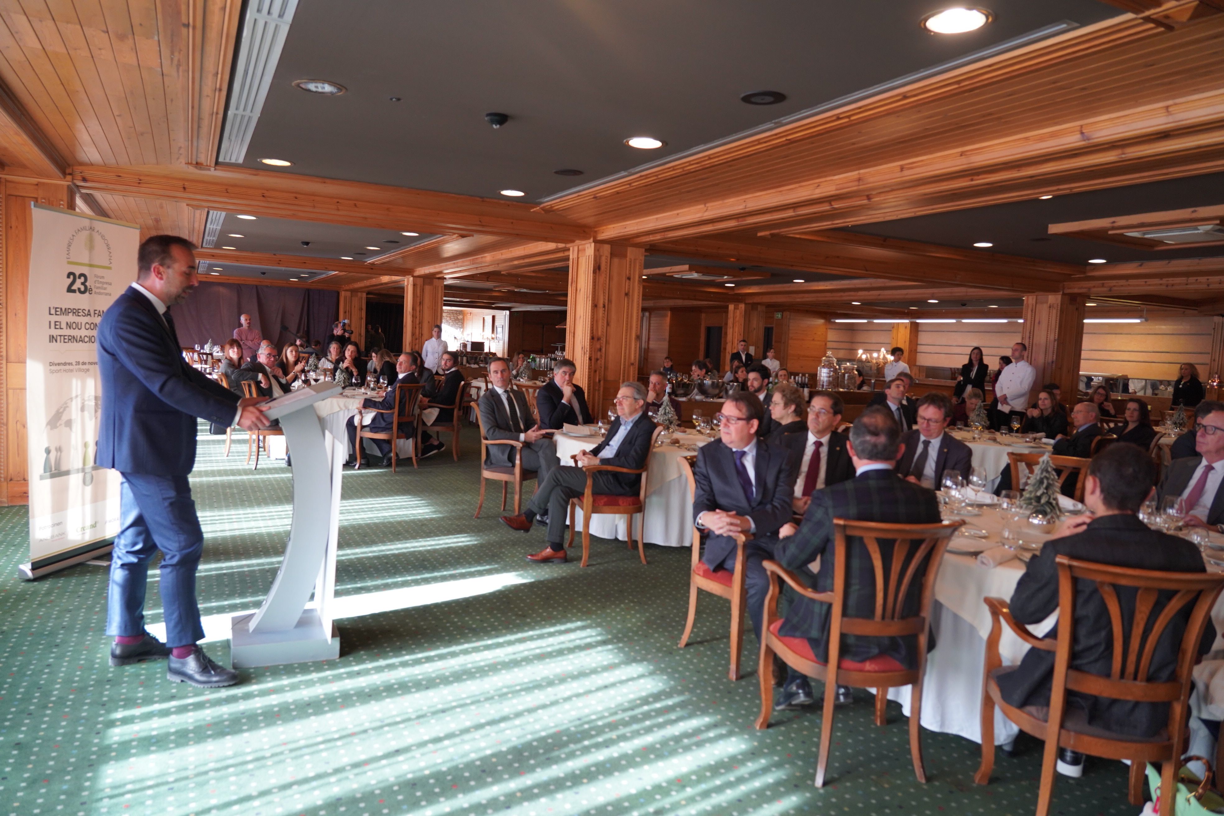 Armengol, durant el seu discurs.