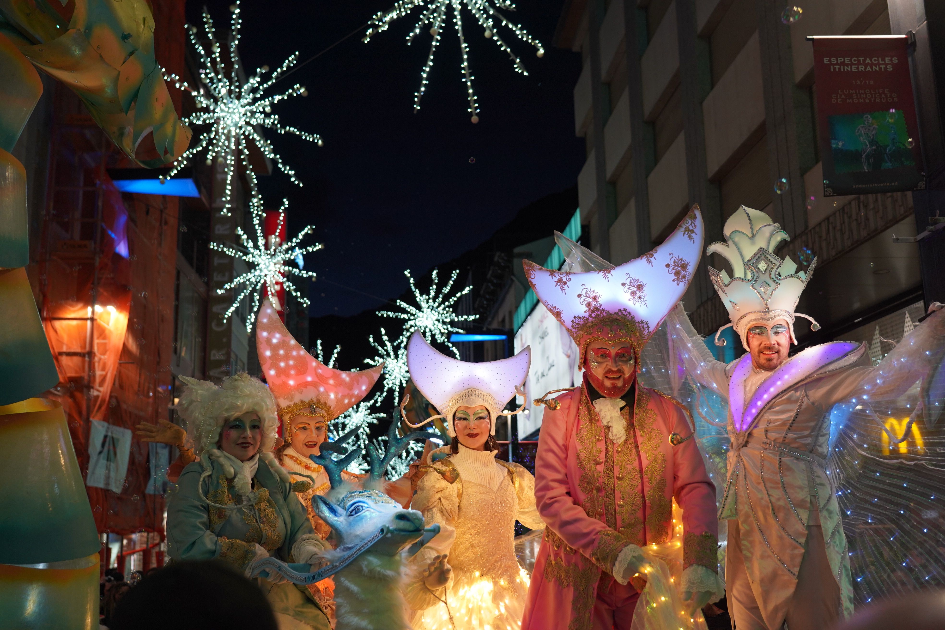 Un dels grups de xanquers que han actuat aquest vespre. Un dels grups de xanquers que han actuat aquest vespre.