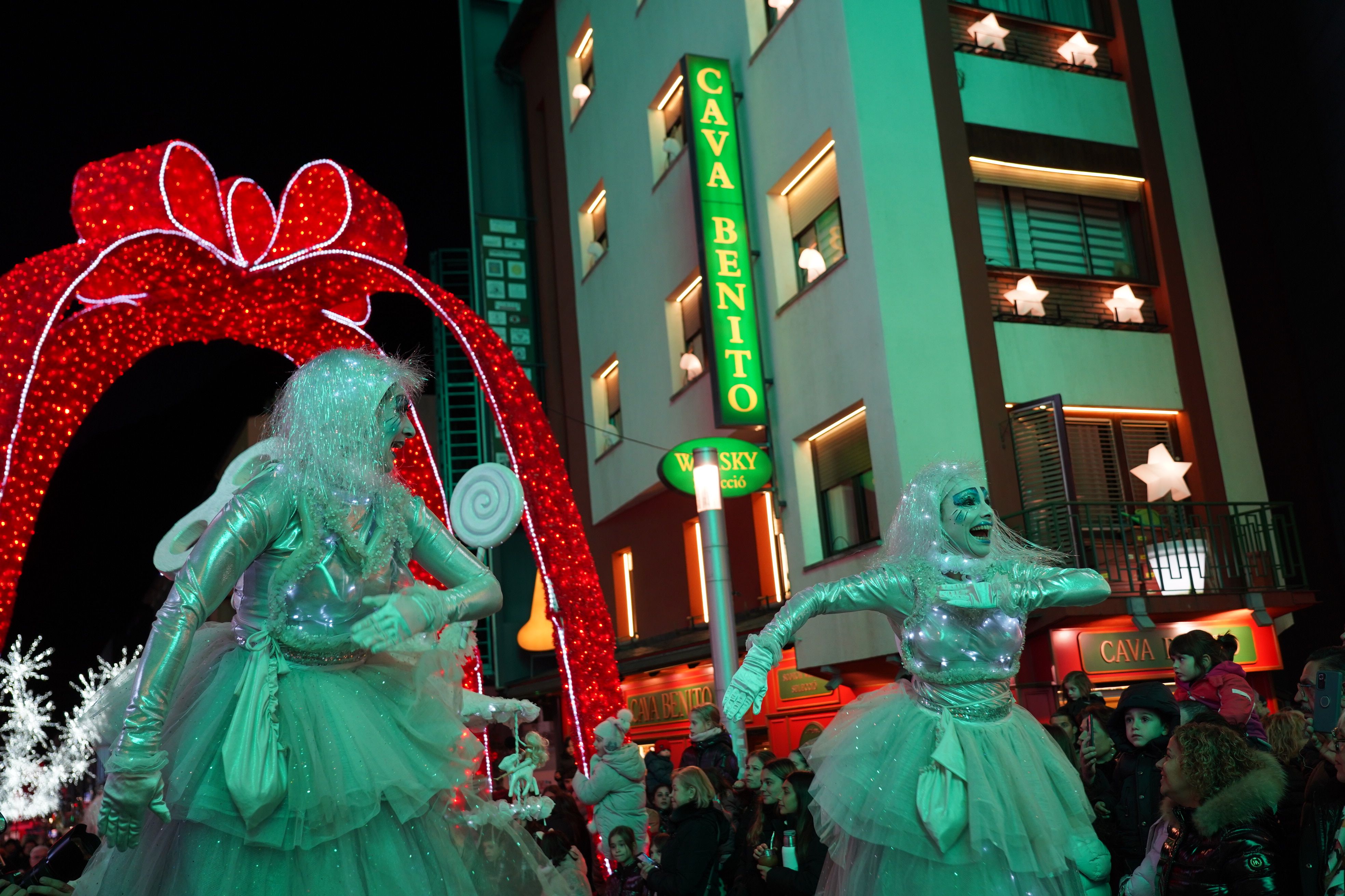 Un dels grups de xanquers. Un dels grups de xanquers.