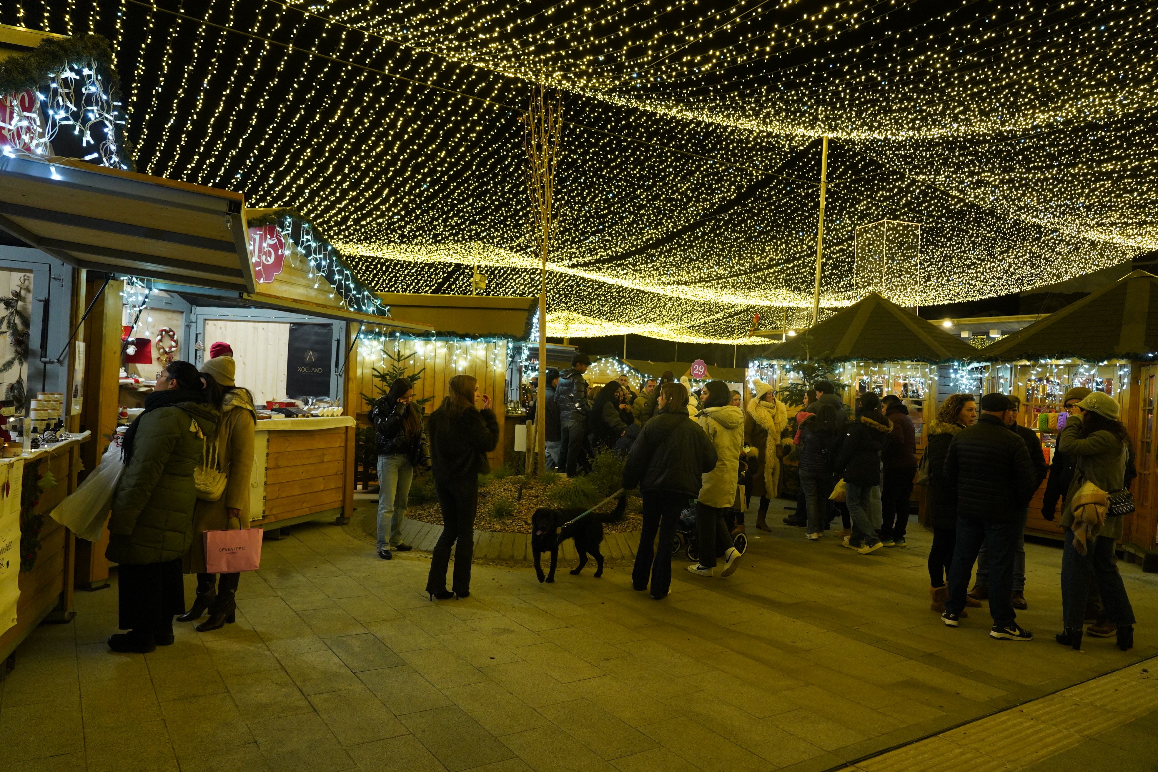 Inauguració del Poblet de Nadal. 